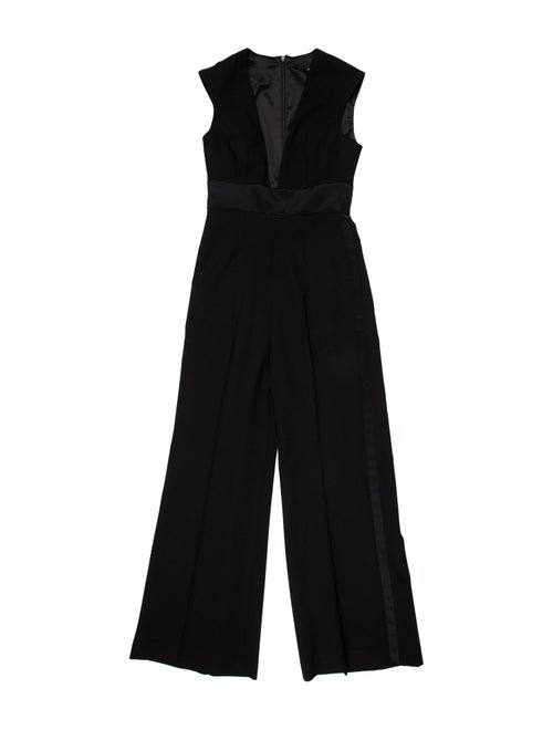 Jay Godfrey Plunge Neckline Jumpsuit