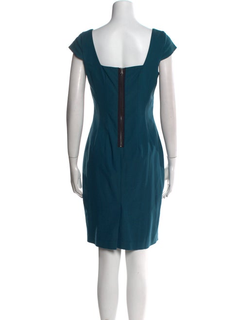 Jay Godfrey Colorblock Pattern Knee-Length Dress