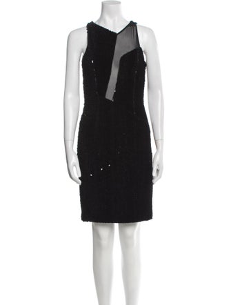 Jay Godfrey V-Neck Mini Dress