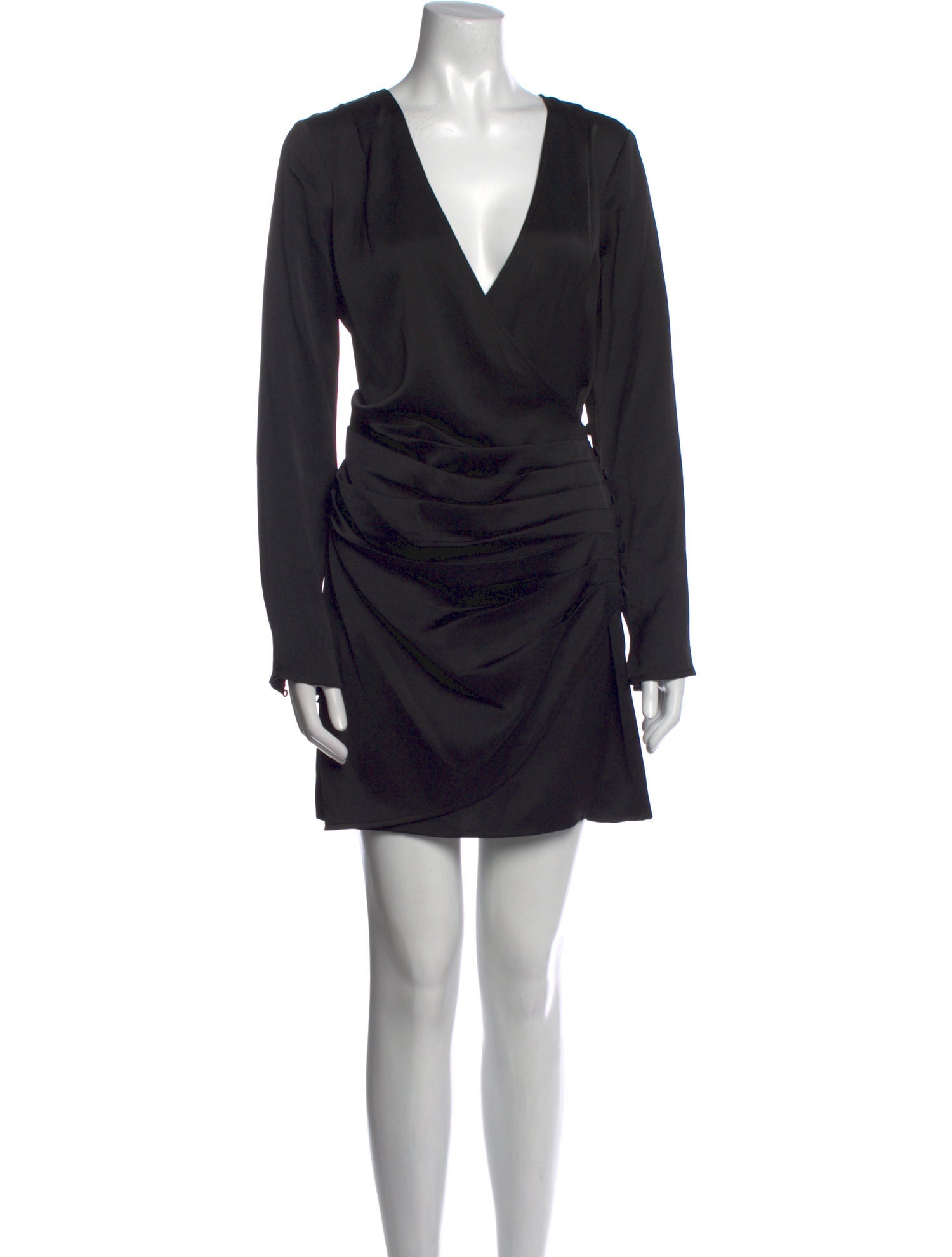 Jay Godfrey V-Neck Mini Dress