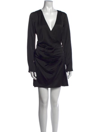 Jay Godfrey V-Neck Mini Dress