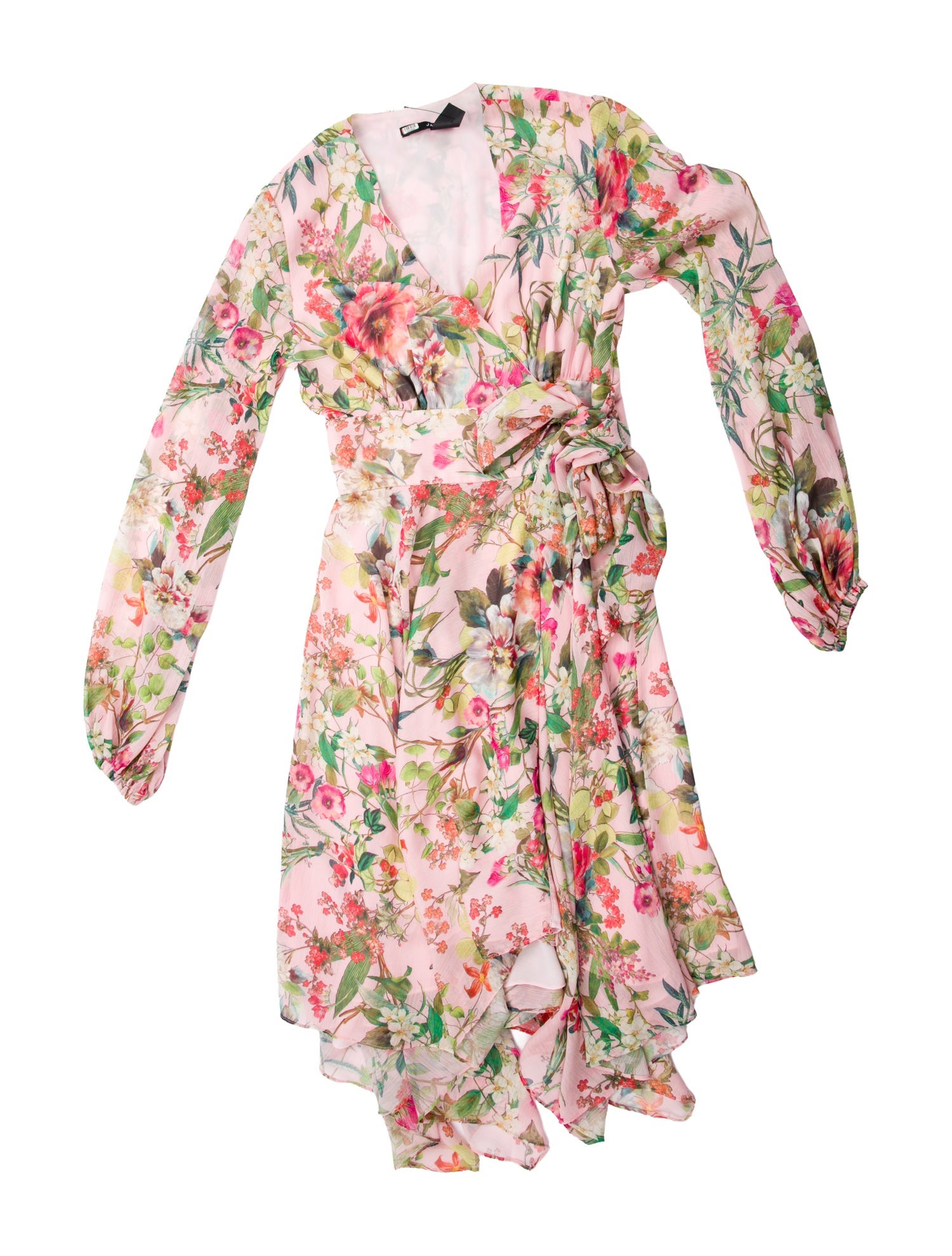 Jay Godfrey Floral Print Midi Length Dress