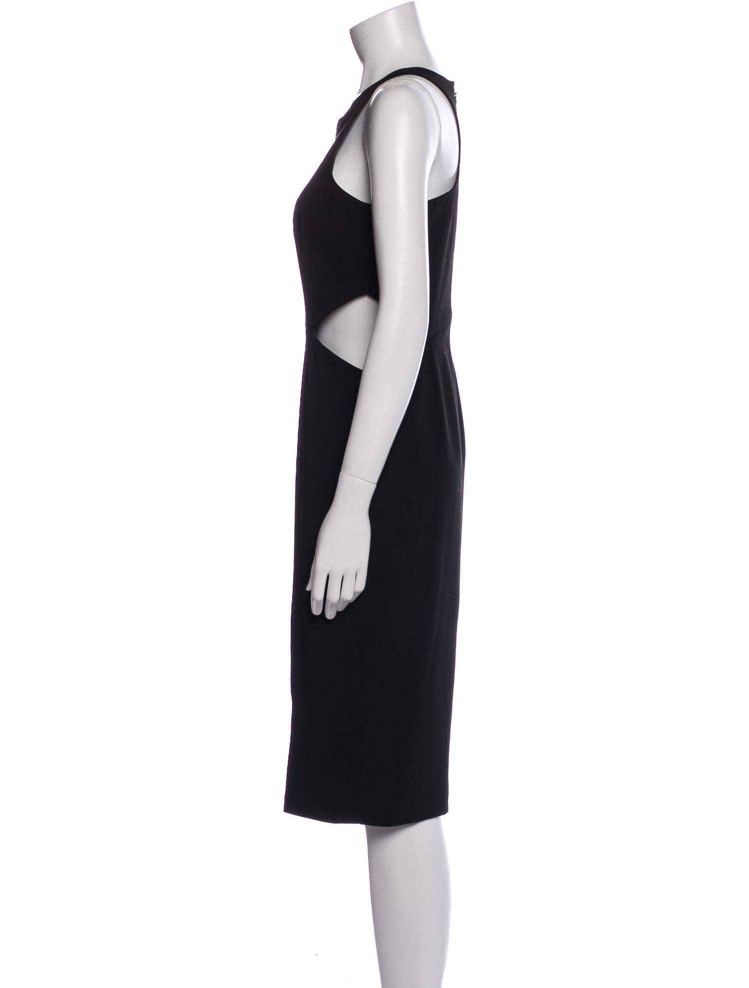 Jay Godfrey Crew Neck Midi Length Dress