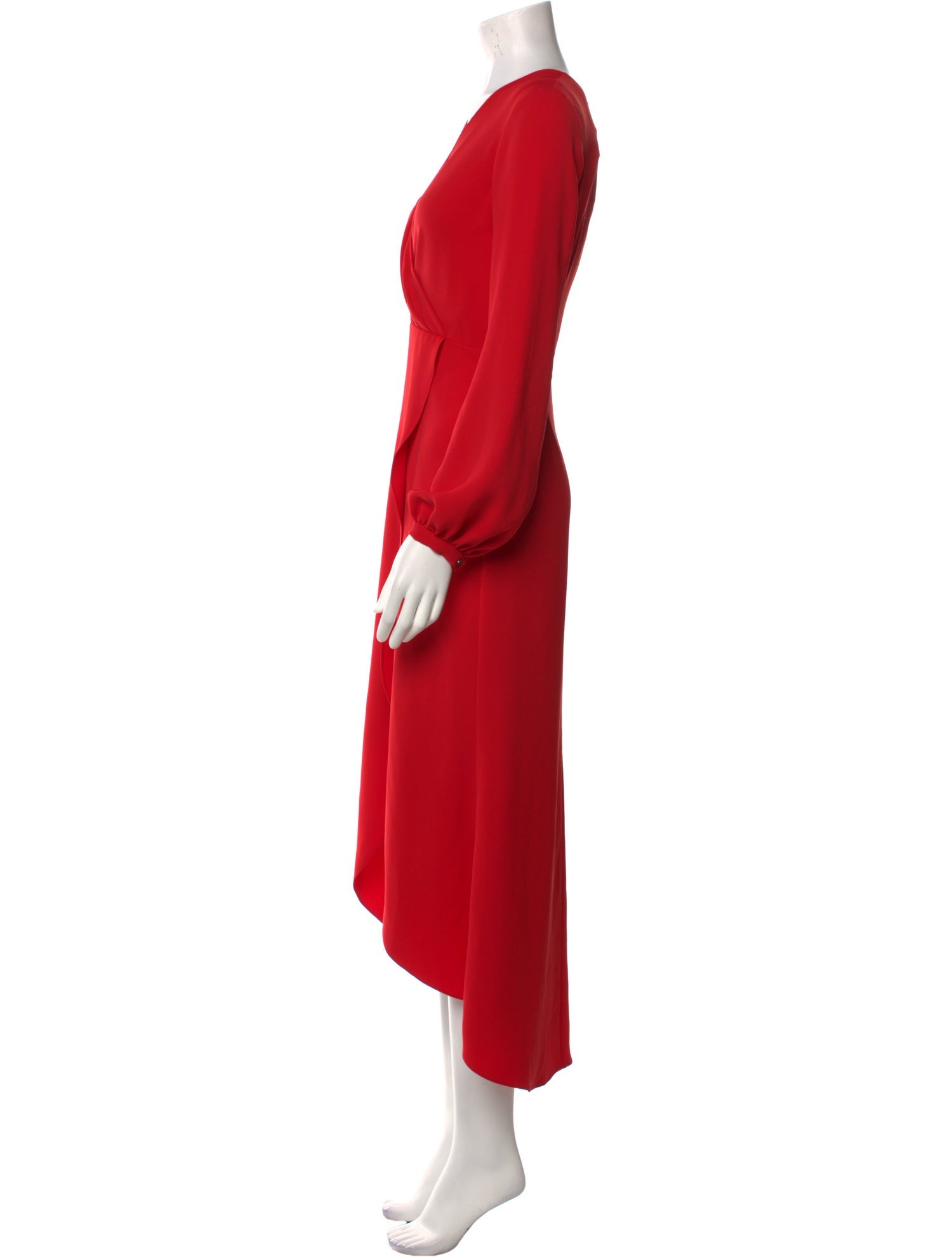 Jay Godfrey V-Neck Long Dress