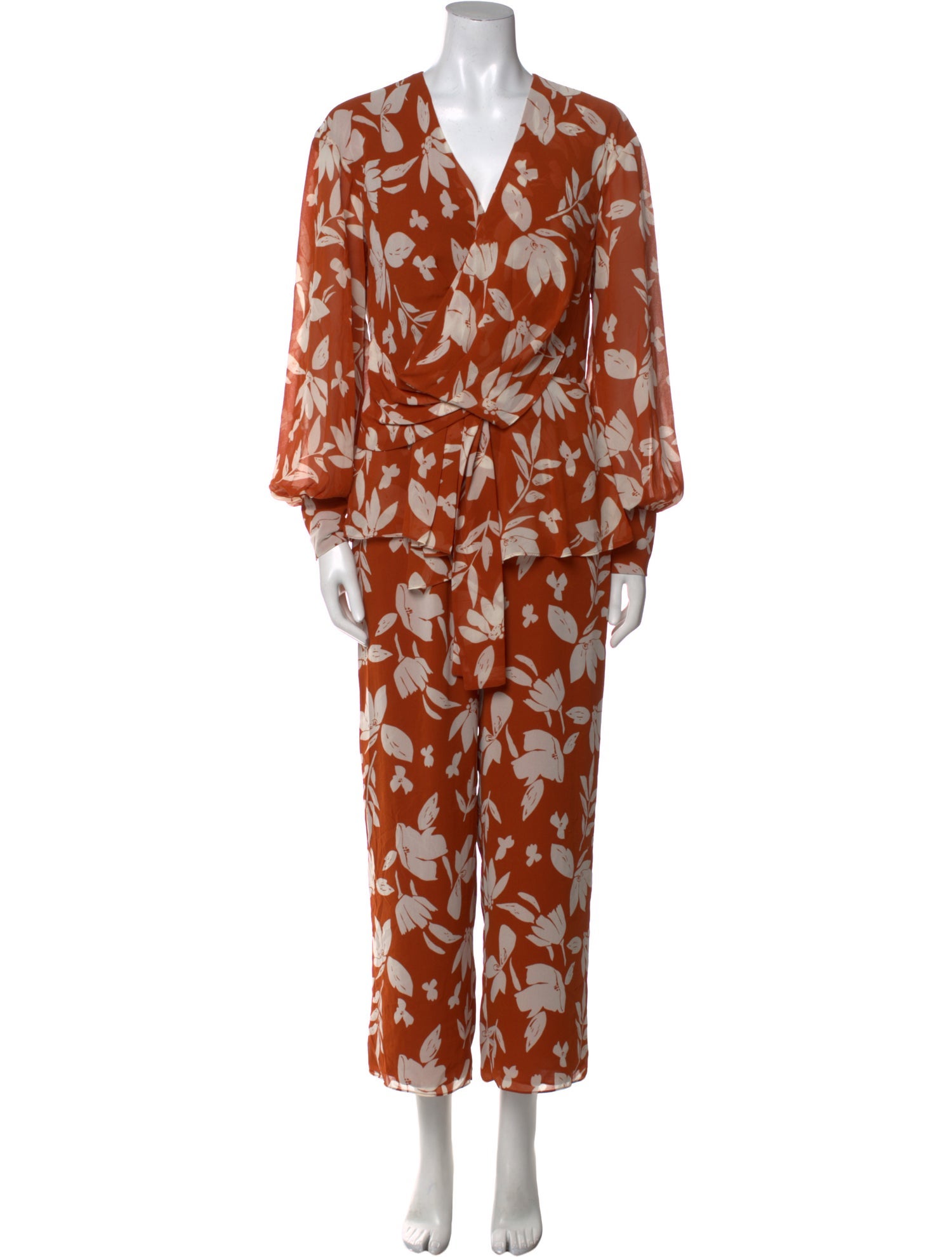 Jay Godfrey Floral Print Mini Dress