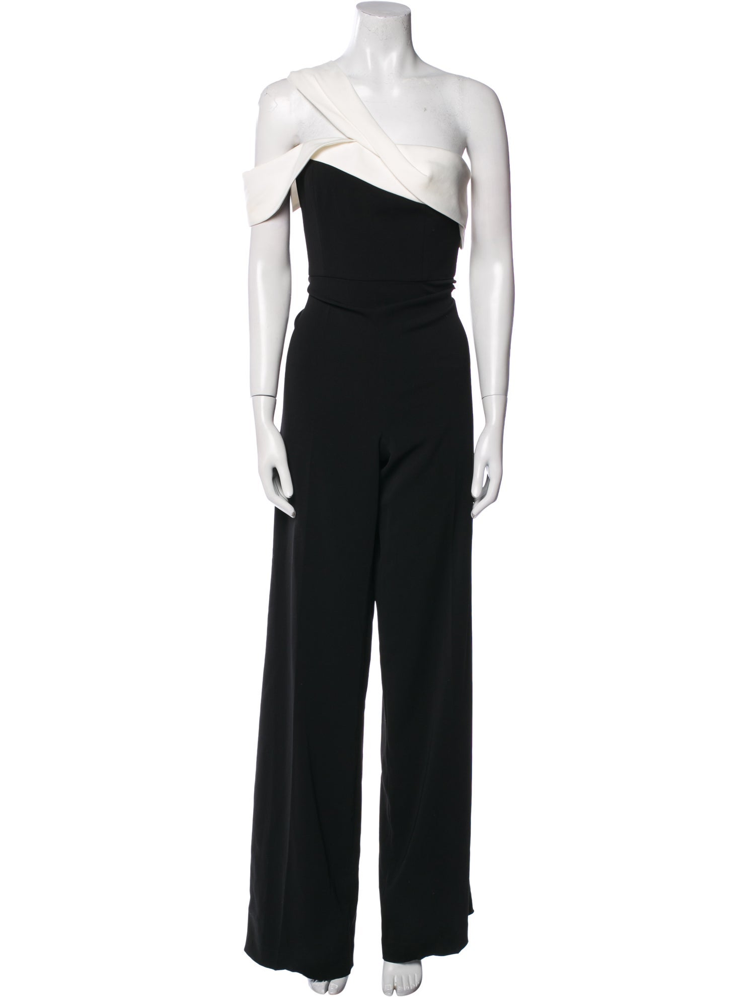 Jay Godfrey One-Shoulder Jumpsuit