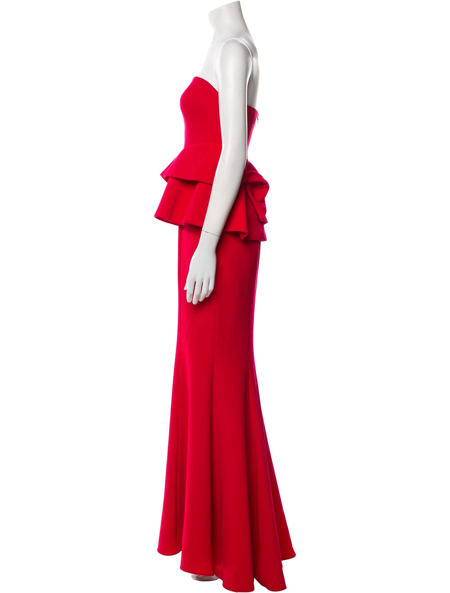 Jay Godfrey Strapless Long Dress
