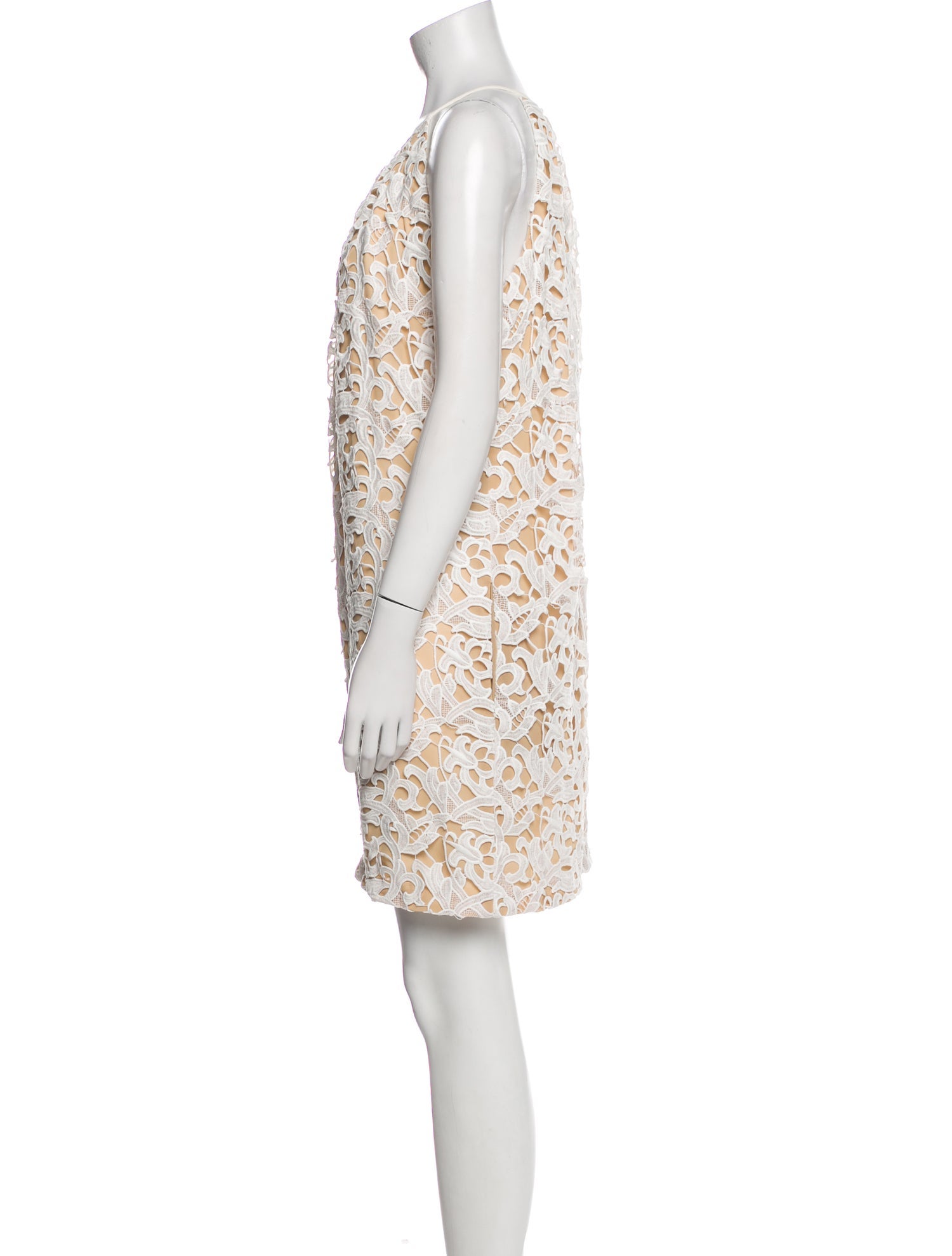 Jay Godfrey Lace Pattern Mini Dress