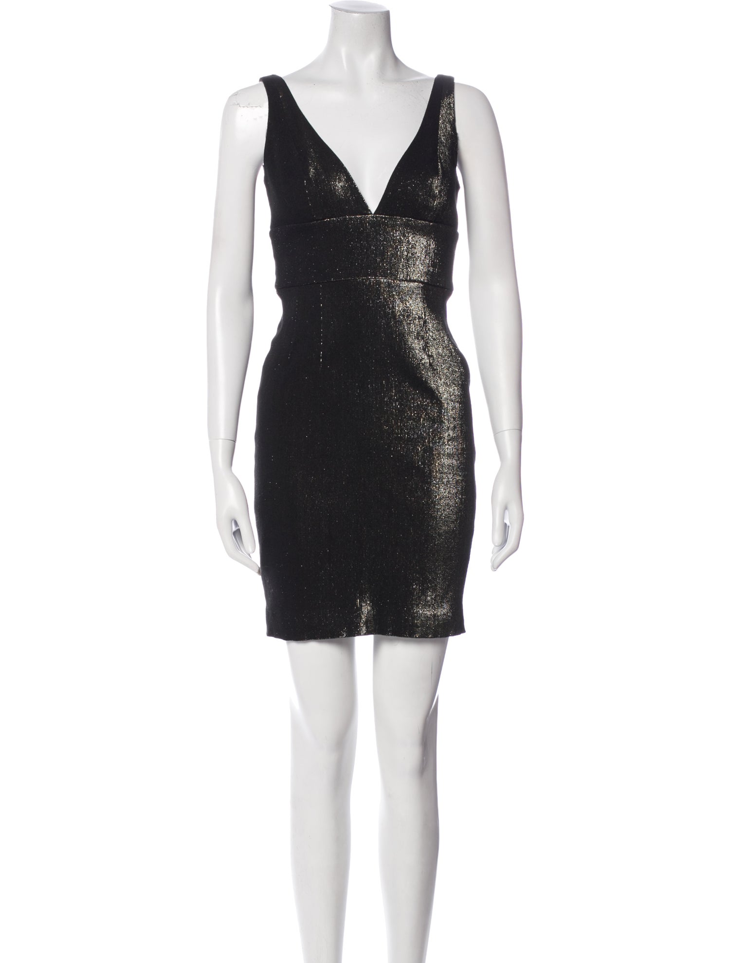 Jay Godfrey V-Neck Mini Dress