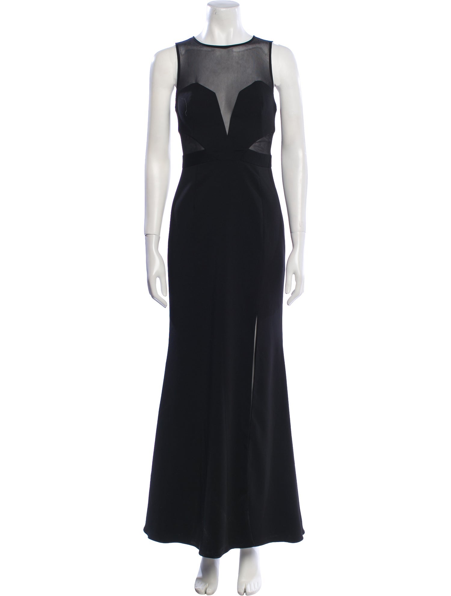 Jay Godfrey Crew Neck Long Dress