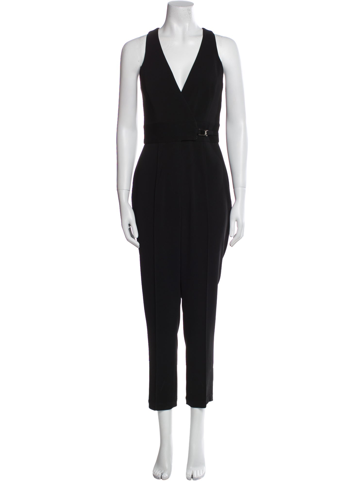 Jay Godfrey Plunge Neckline Jumpsuit