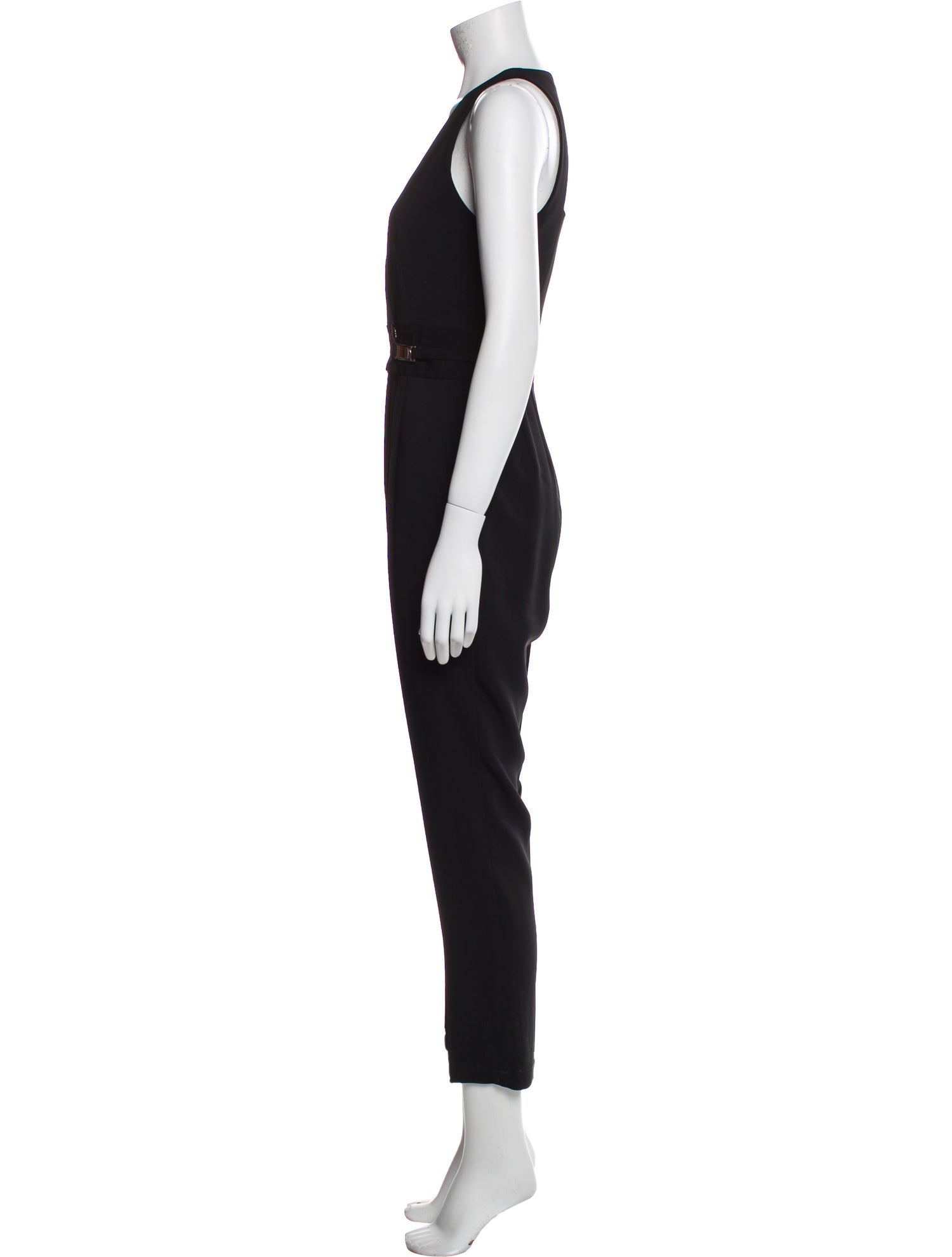 Jay Godfrey Plunge Neckline Jumpsuit