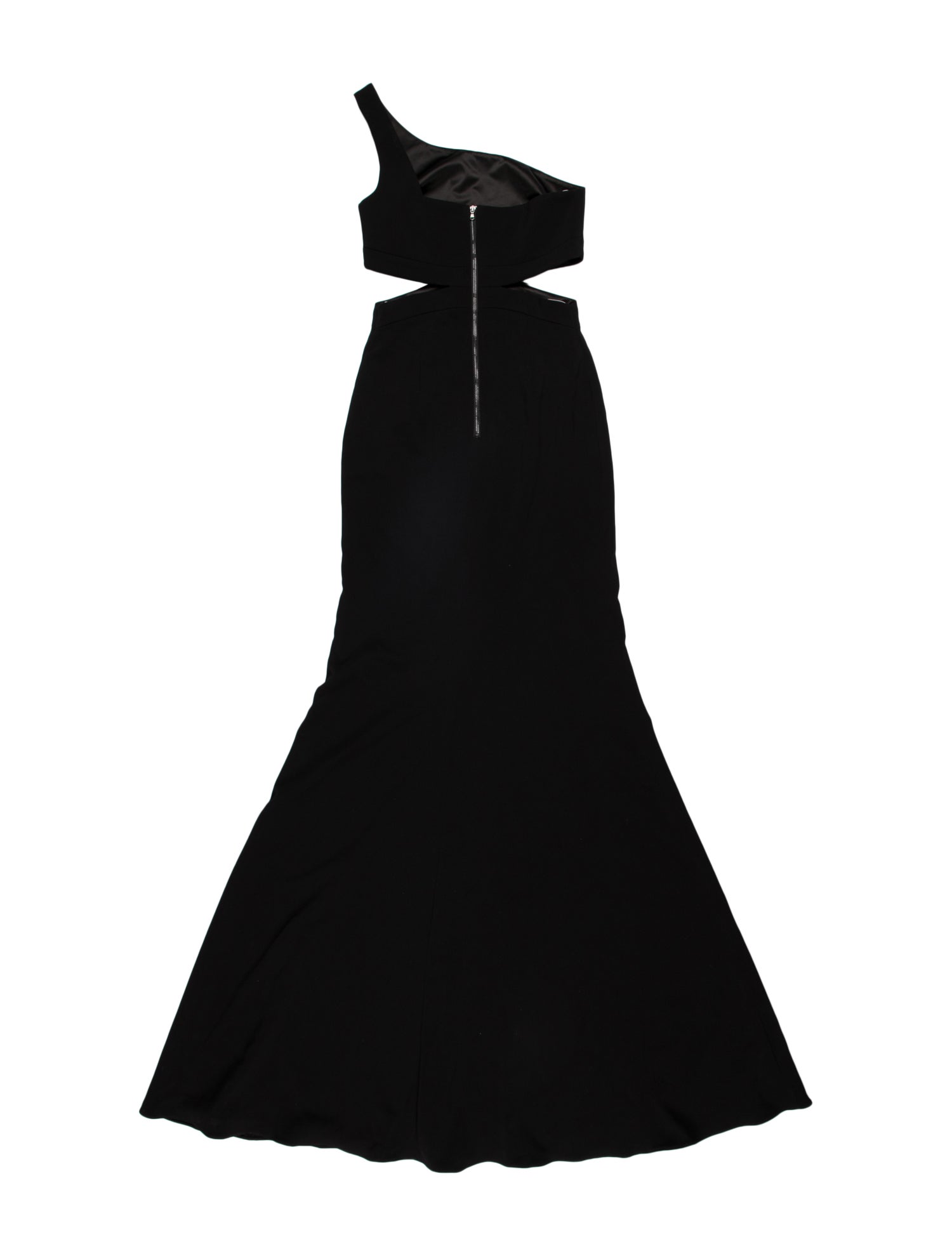 Jay Godfrey One-Shoulder Long Dress
