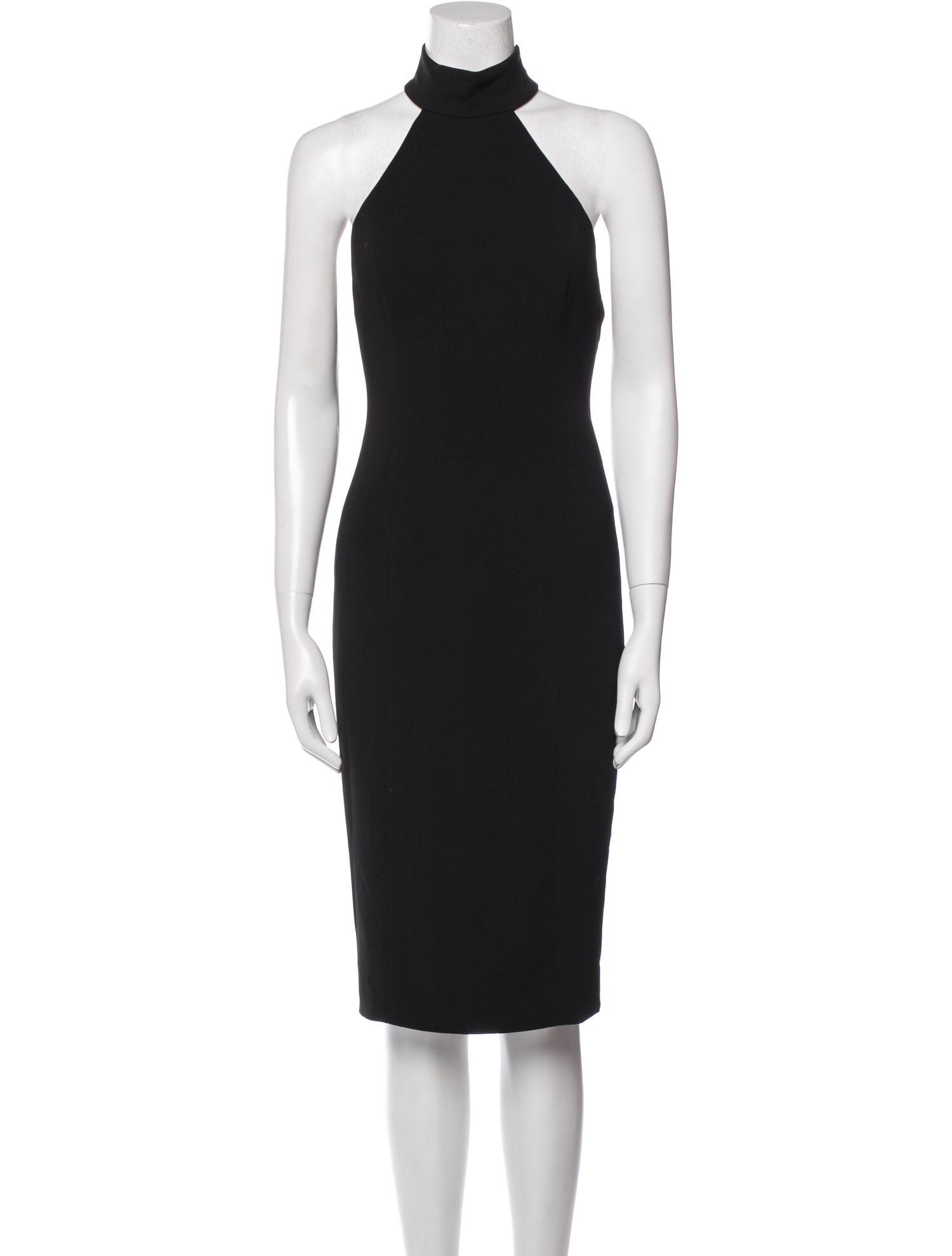 Jay Godfrey Mock Neck Knee-Length Dress