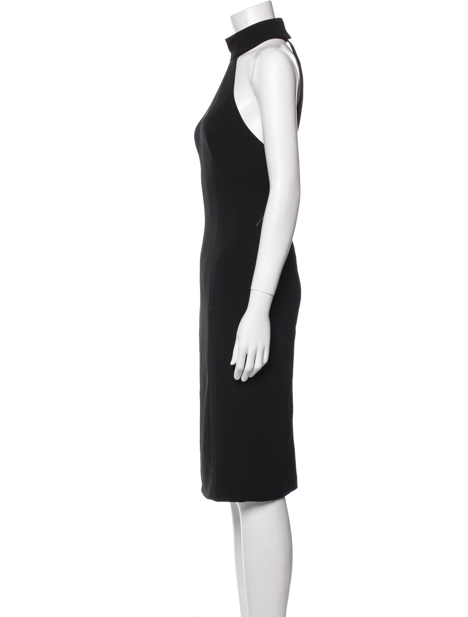 Jay Godfrey Mock Neck Knee-Length Dress