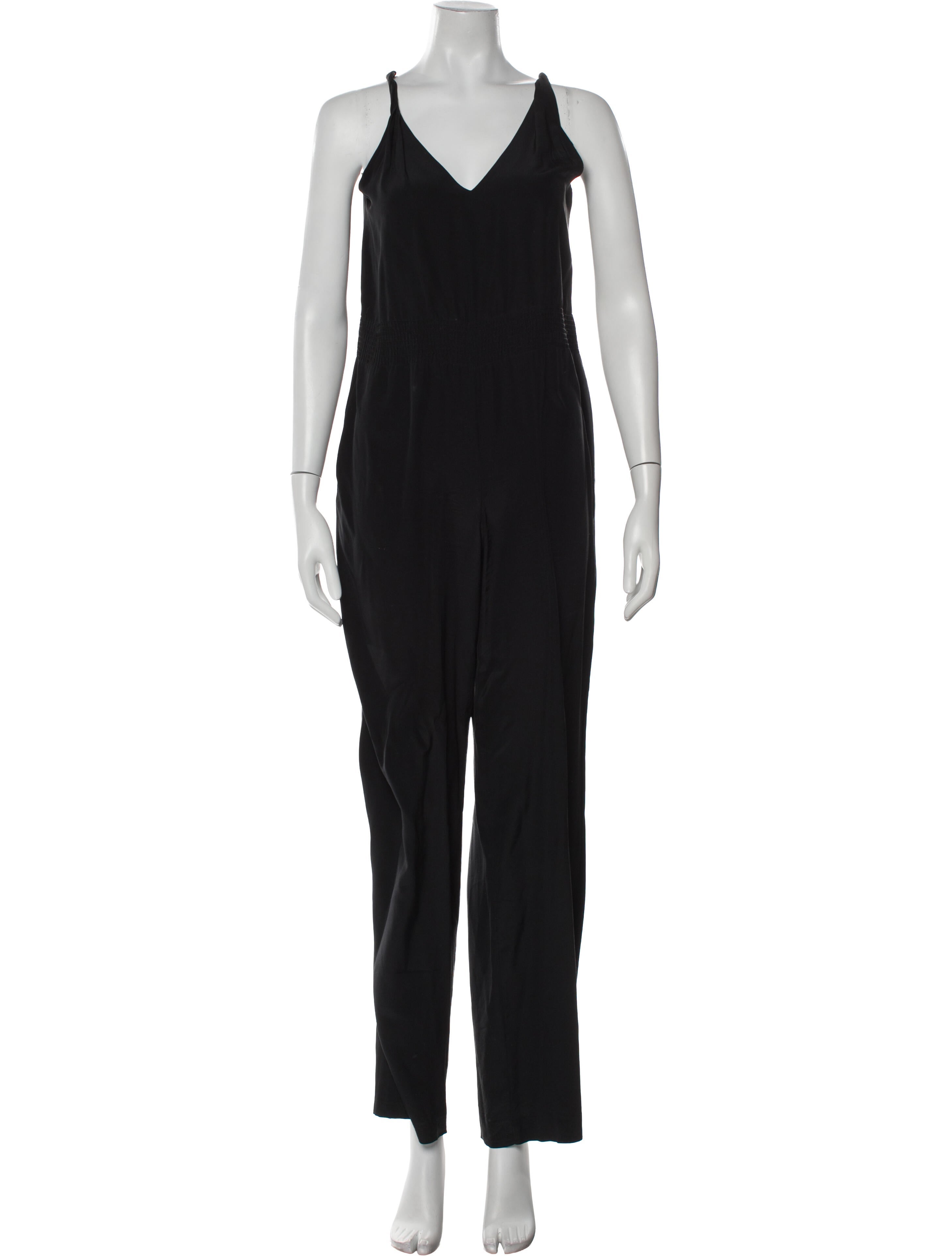 Jay Godfrey V-Neck Jumpsuit