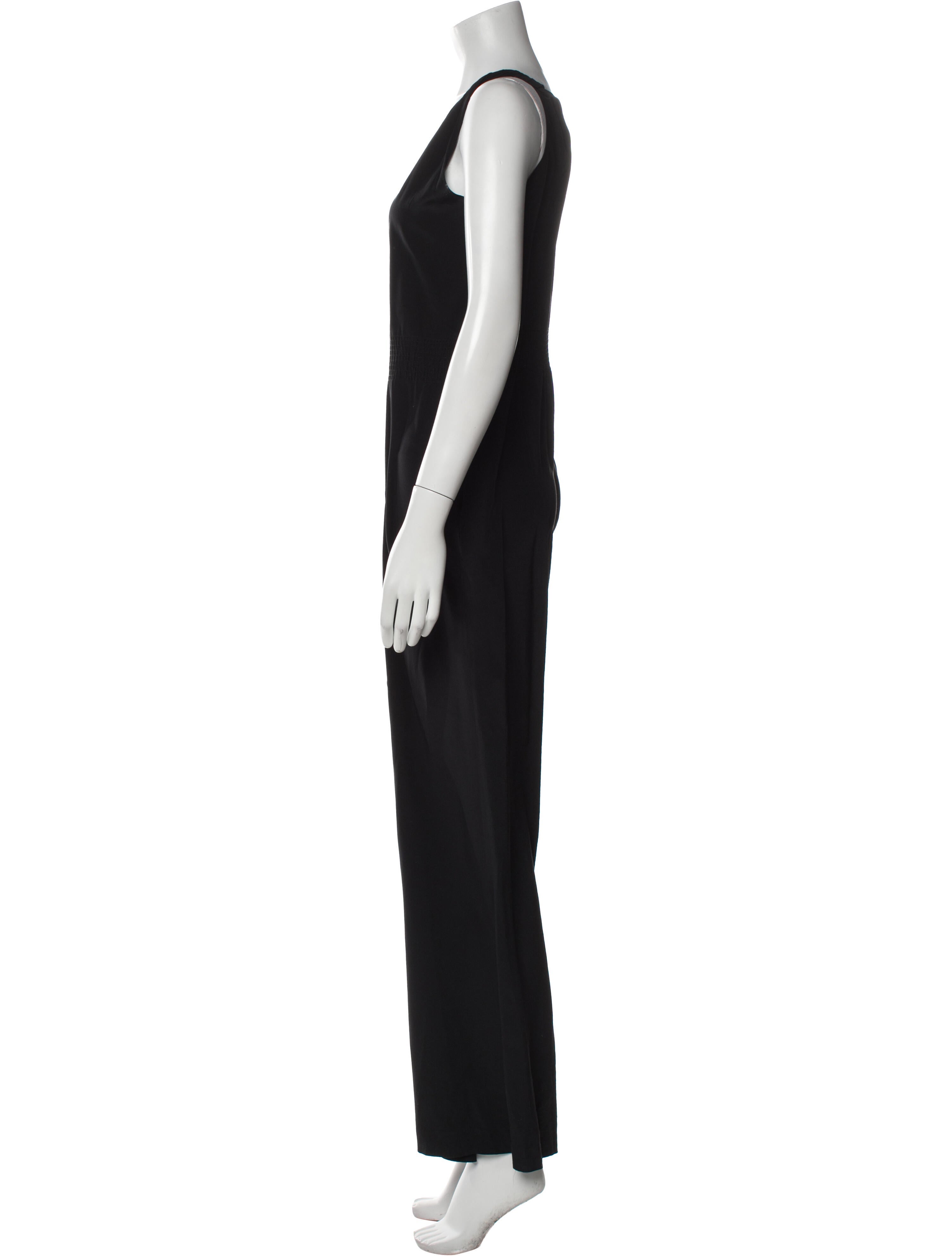 Jay Godfrey V-Neck Jumpsuit