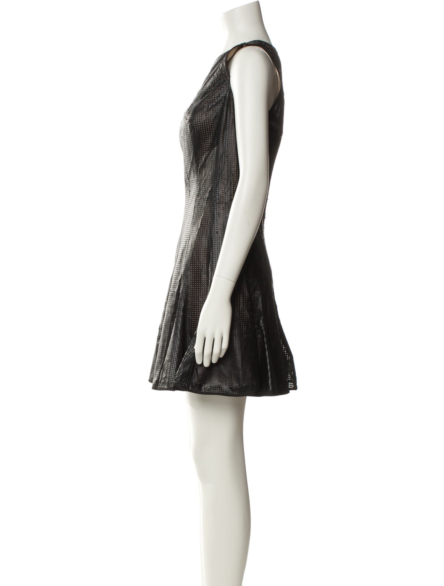 Jay Godfrey Bateau Neckline Mini Dress