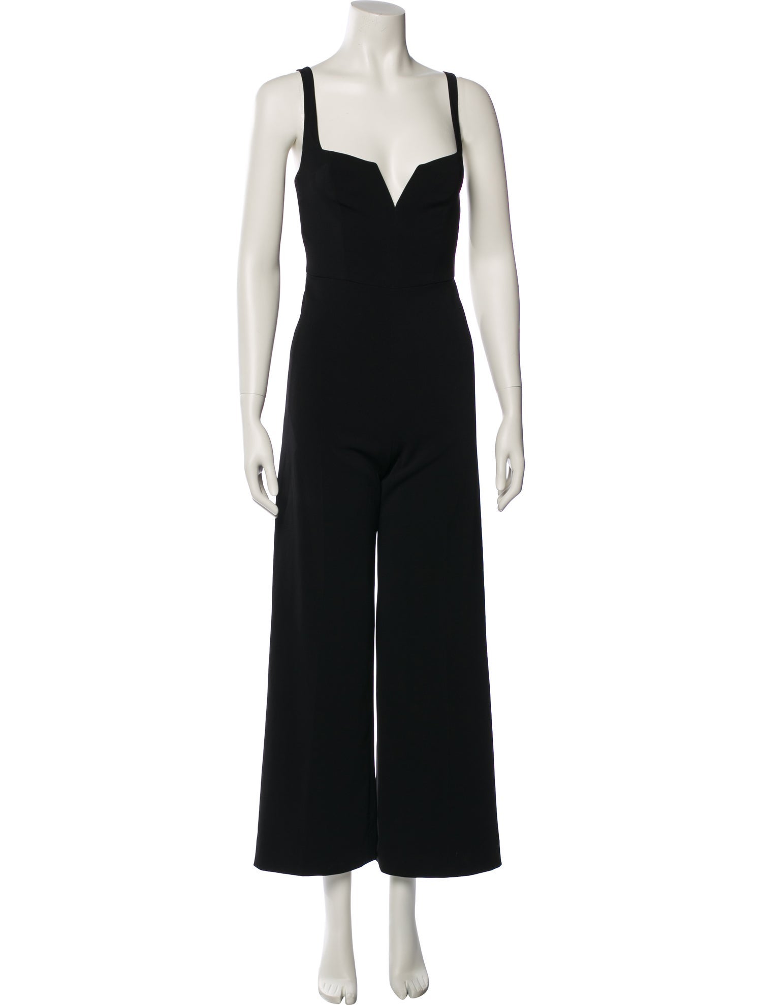 Jay Godfrey Plunge Neckline Jumpsuit