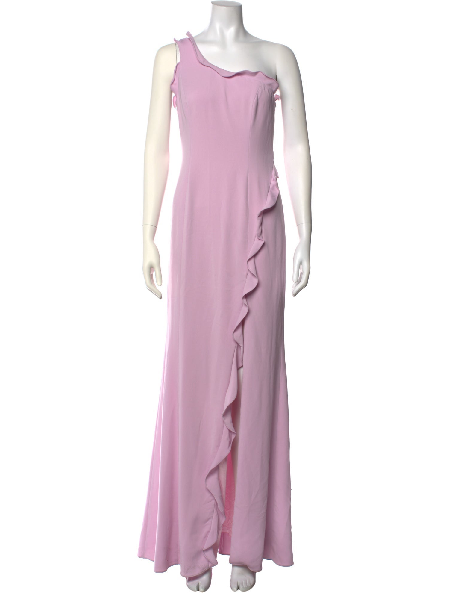 Jay Godfrey One-Shoulder Long Dress