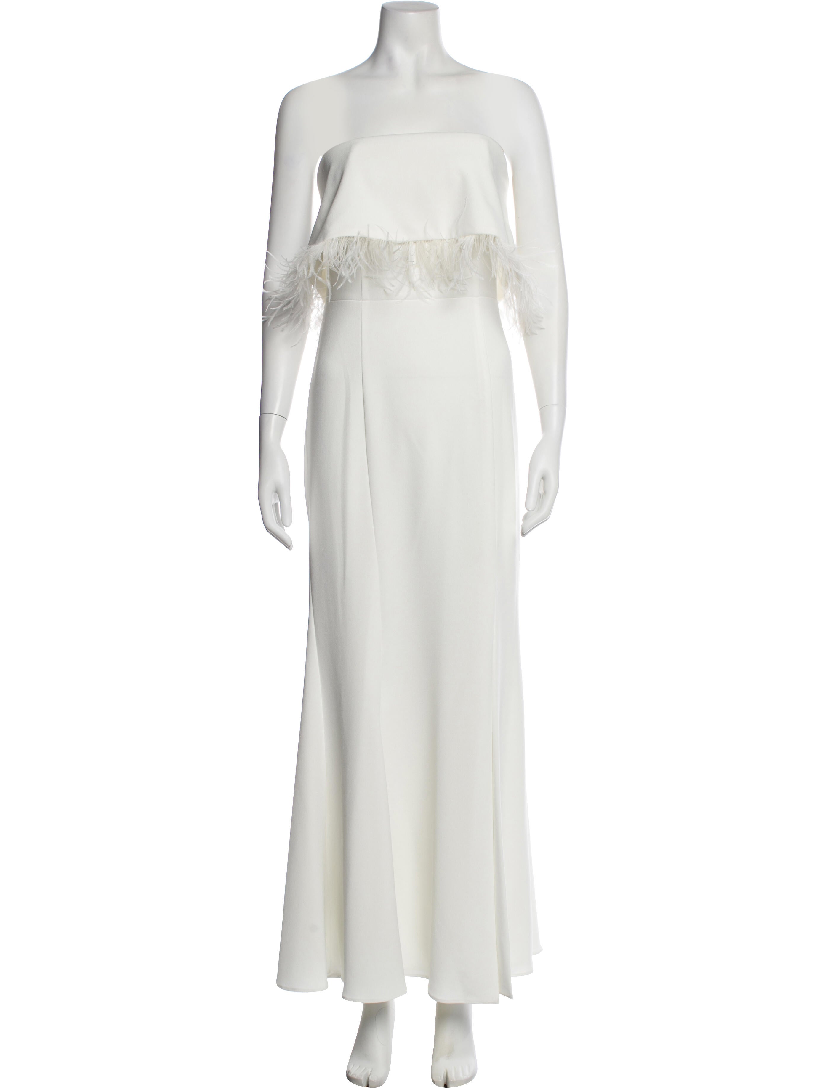 Jay Godfrey Strapless Midi Length Dress