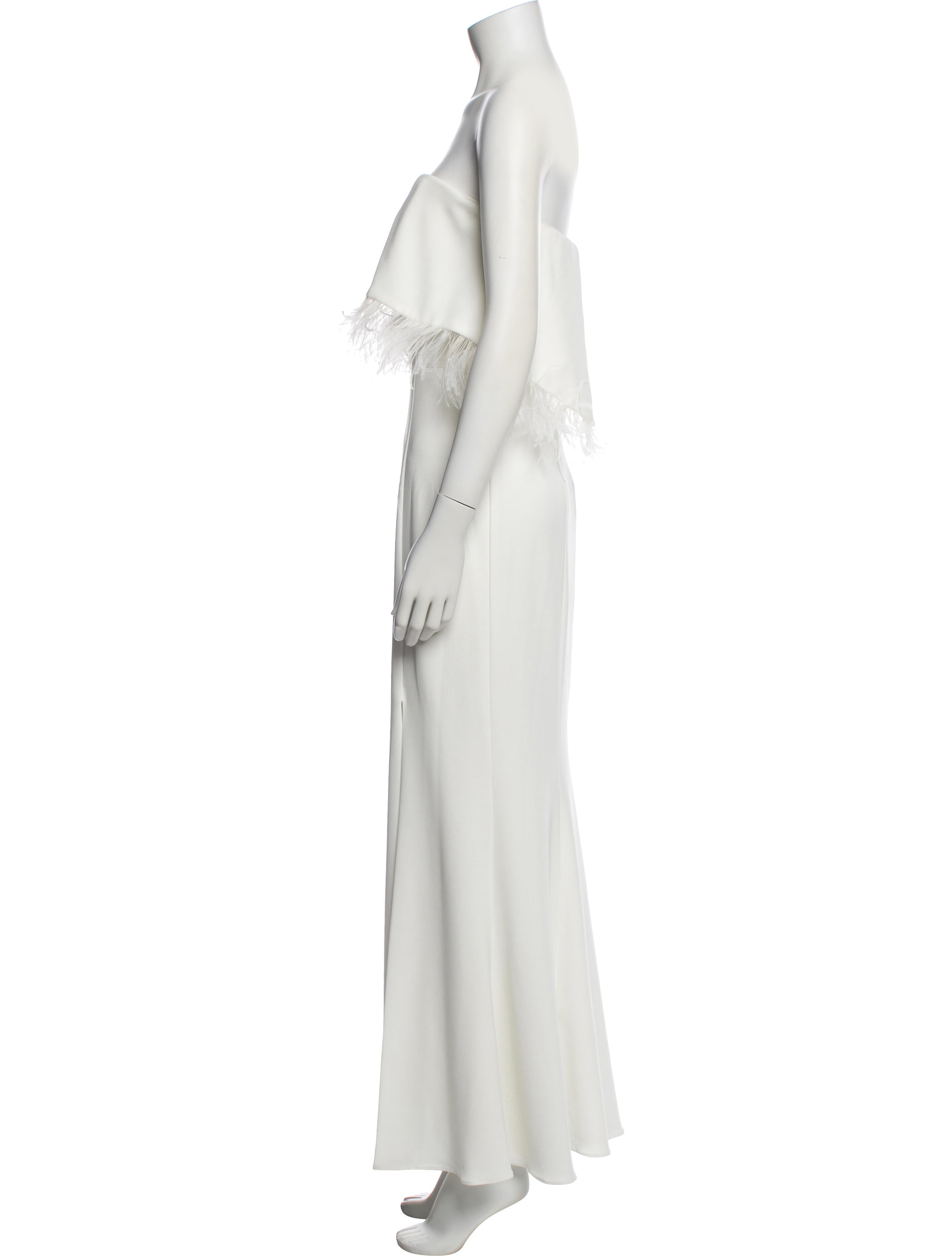 Jay Godfrey Strapless Midi Length Dress