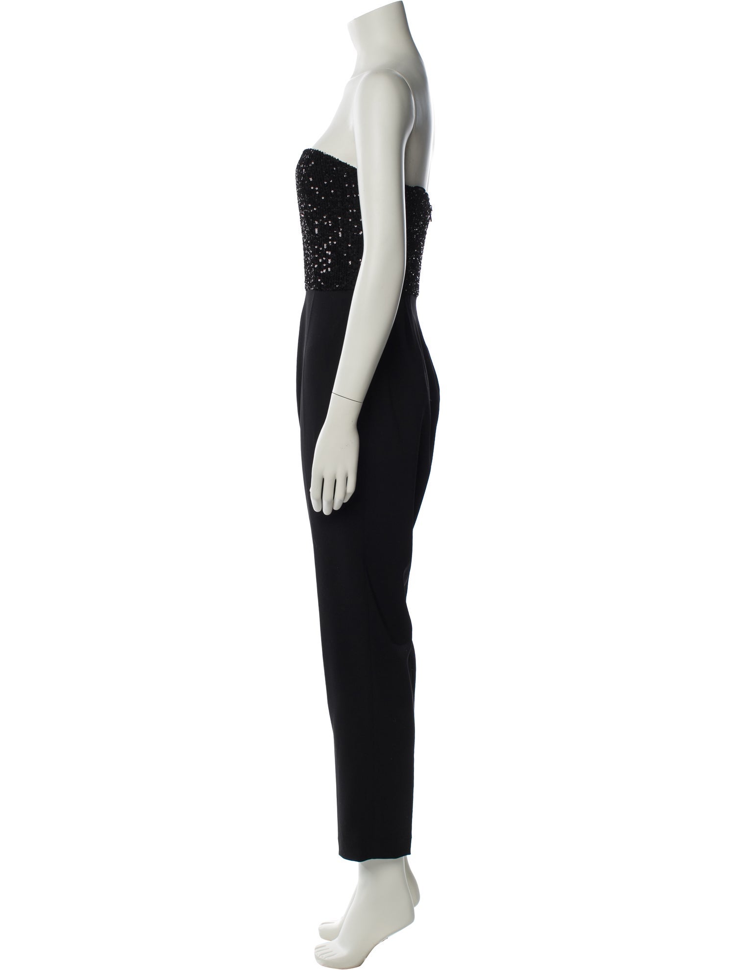 Jay Godfrey Strapless Jumpsuit