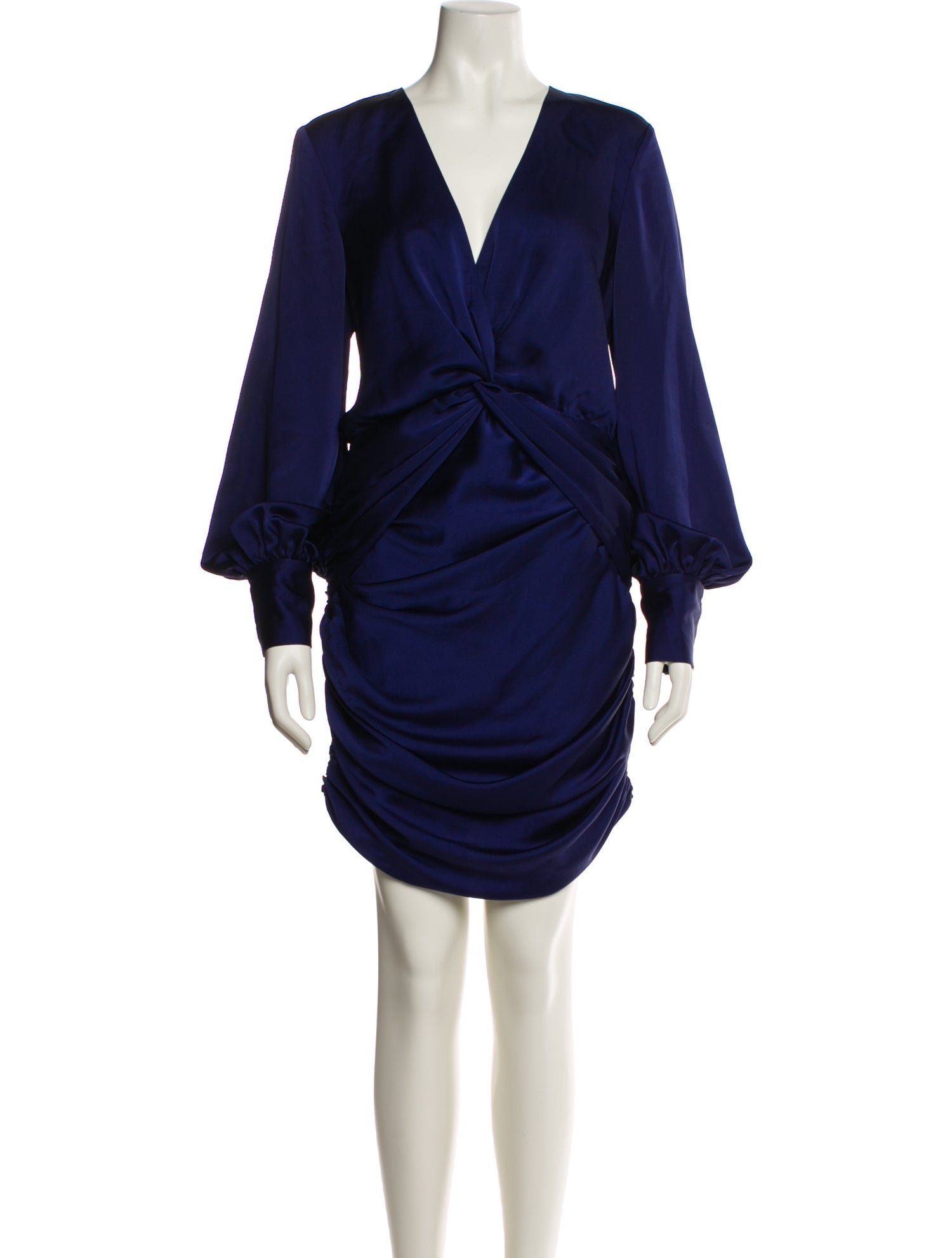 Jay Godfrey V-Neck Mini Dress