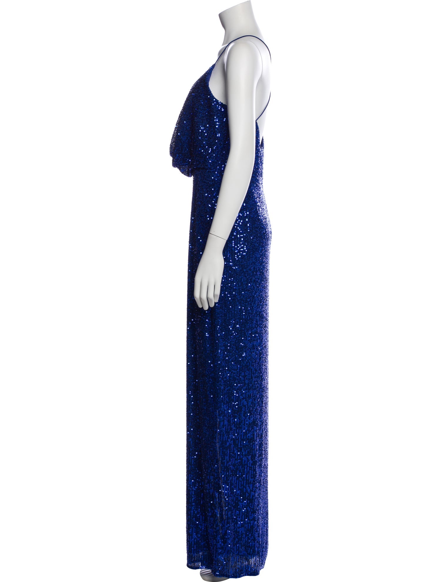 Jay Godfrey V-Neck Long Dress
