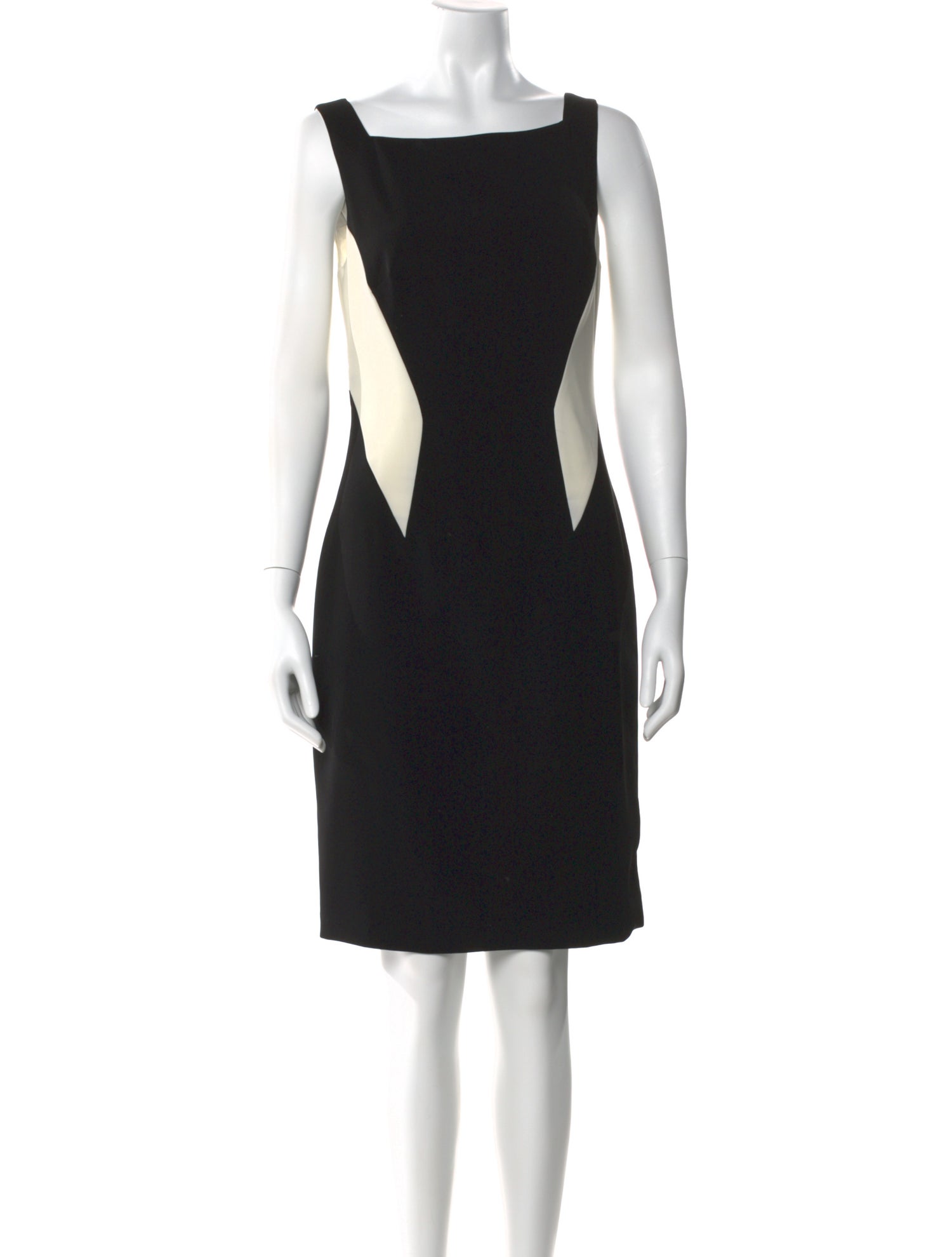 Jay Godfrey Square Neckline Knee-Length Dress