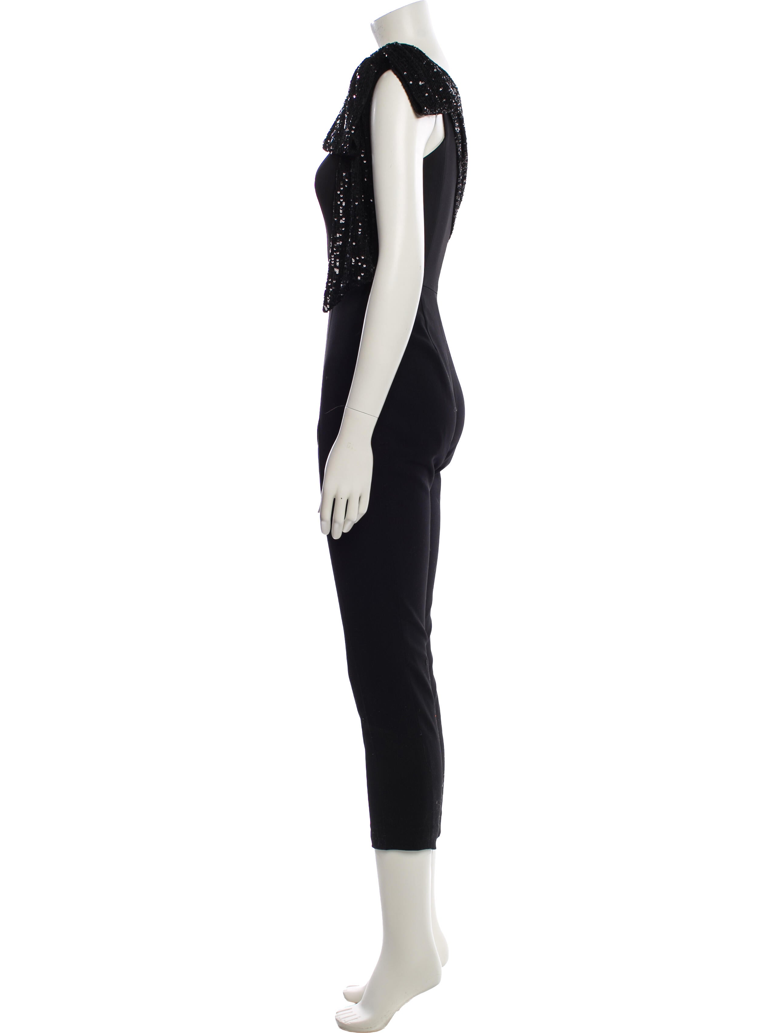 Jay Godfrey One-Shoulder Jumpsuit