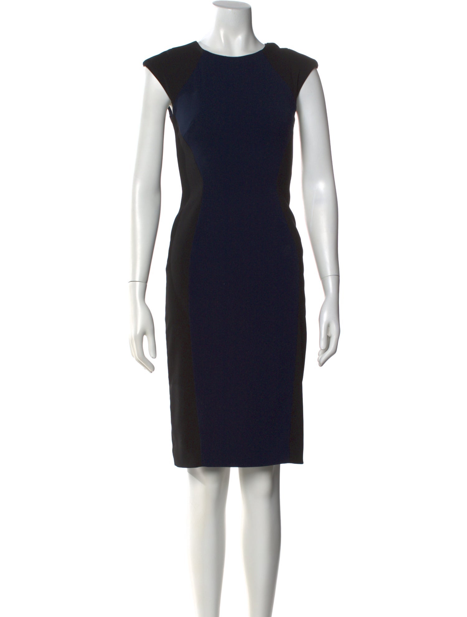 Jay Godfrey Crew Neck Knee-Length Dress