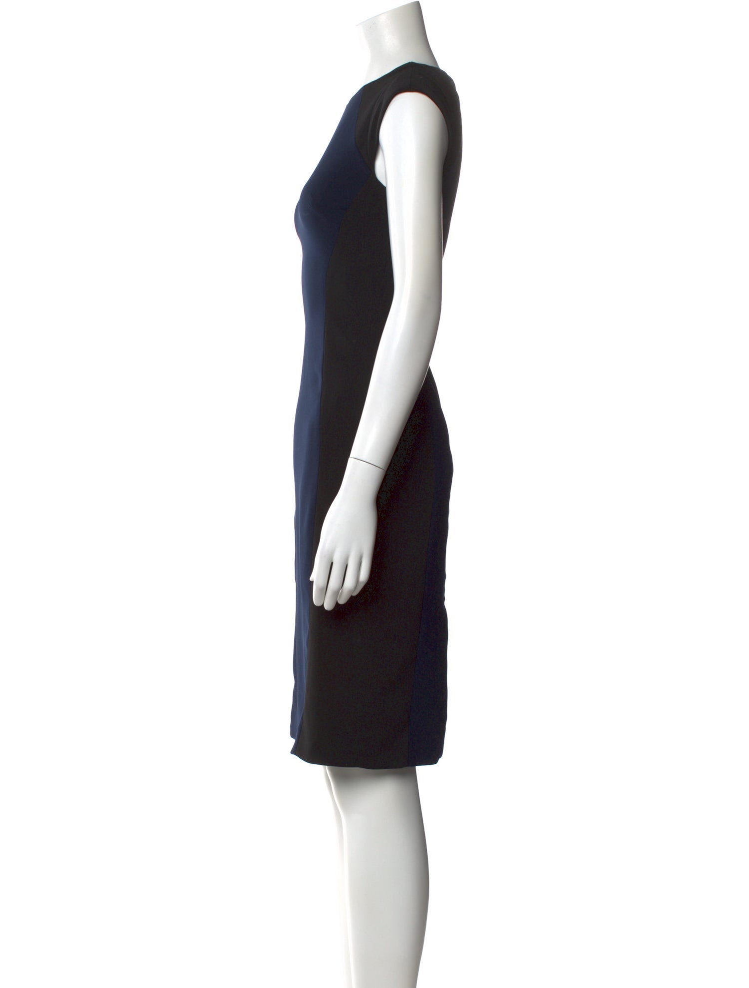 Jay Godfrey Crew Neck Knee-Length Dress