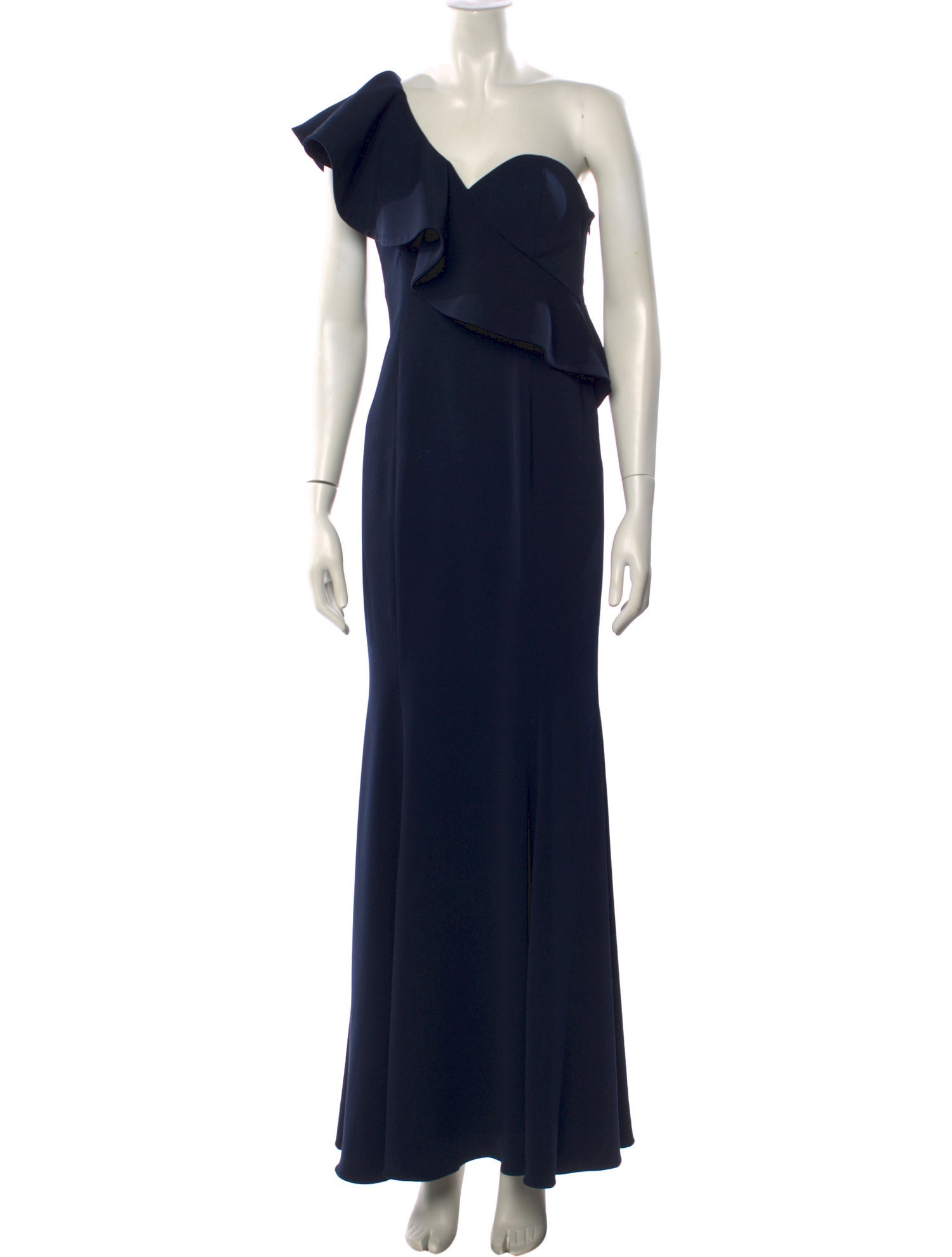 Jay Godfrey One-Shoulder Long Dress