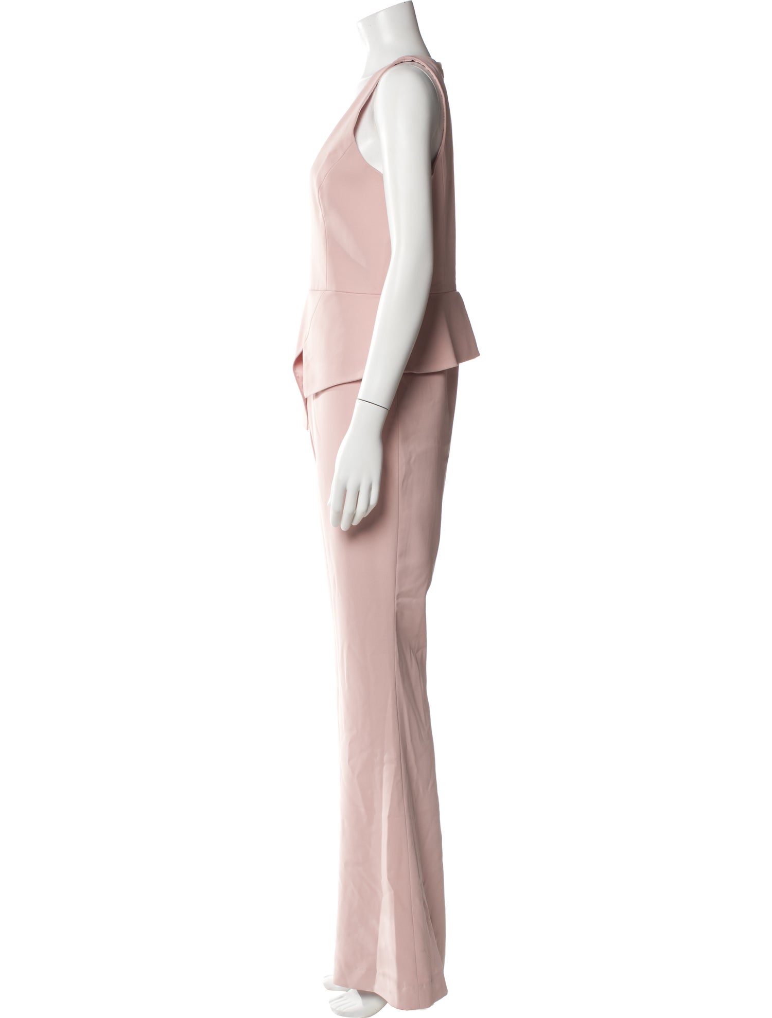 Jay Godfrey Plunge Neckline Jumpsuit