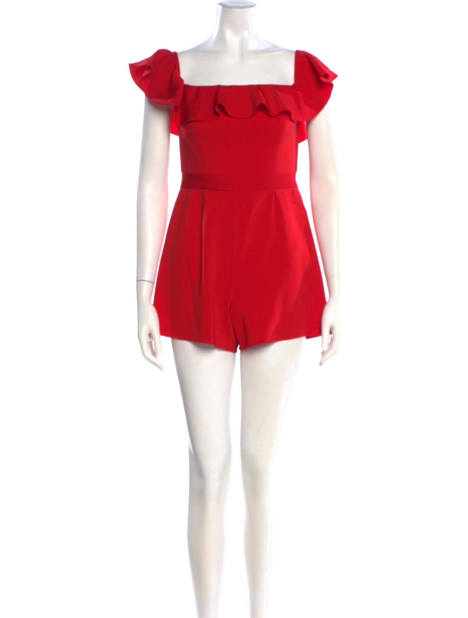 Jay Godfrey Square Neckline Romper