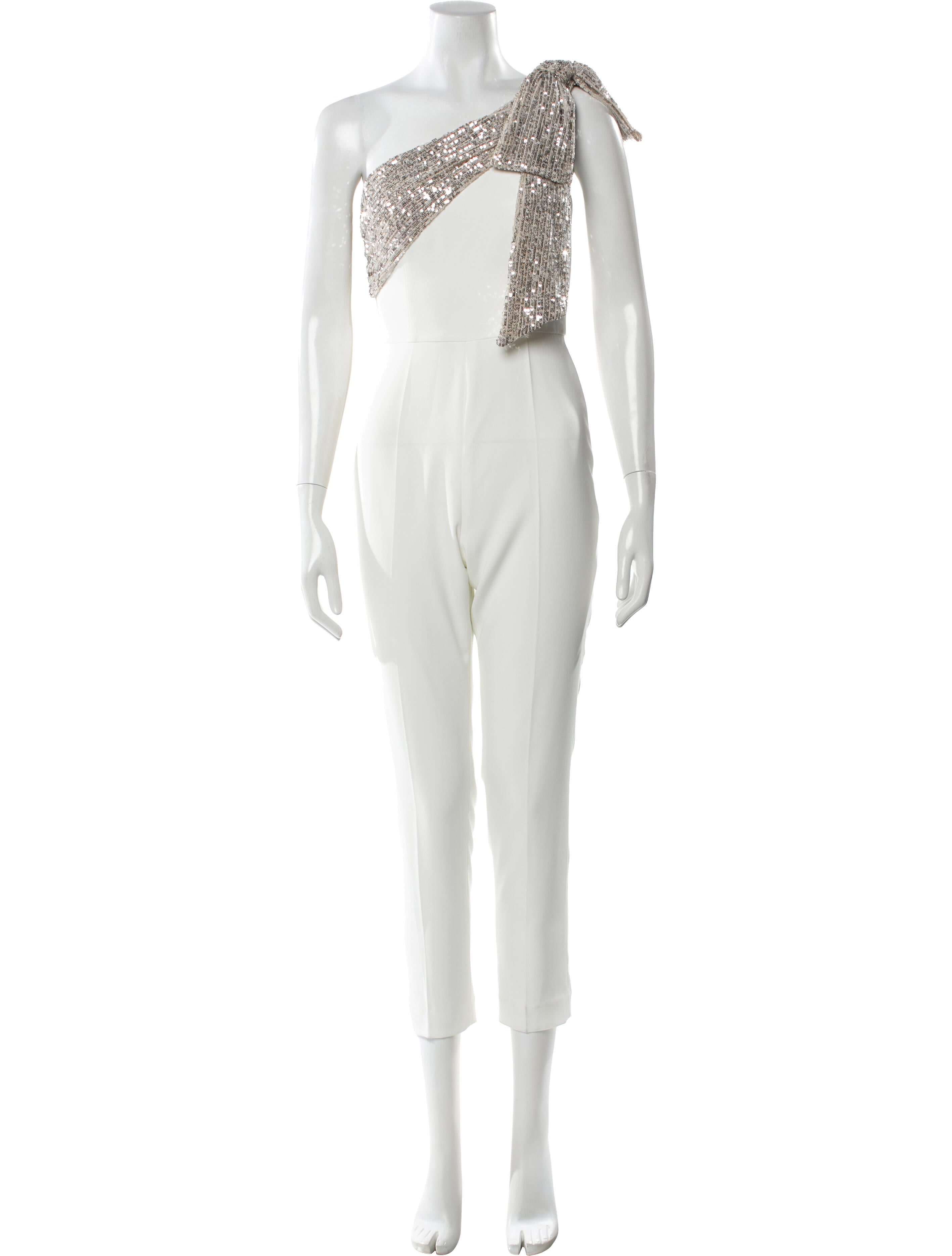 Jay Godfrey One-Shoulder Jumpsuit