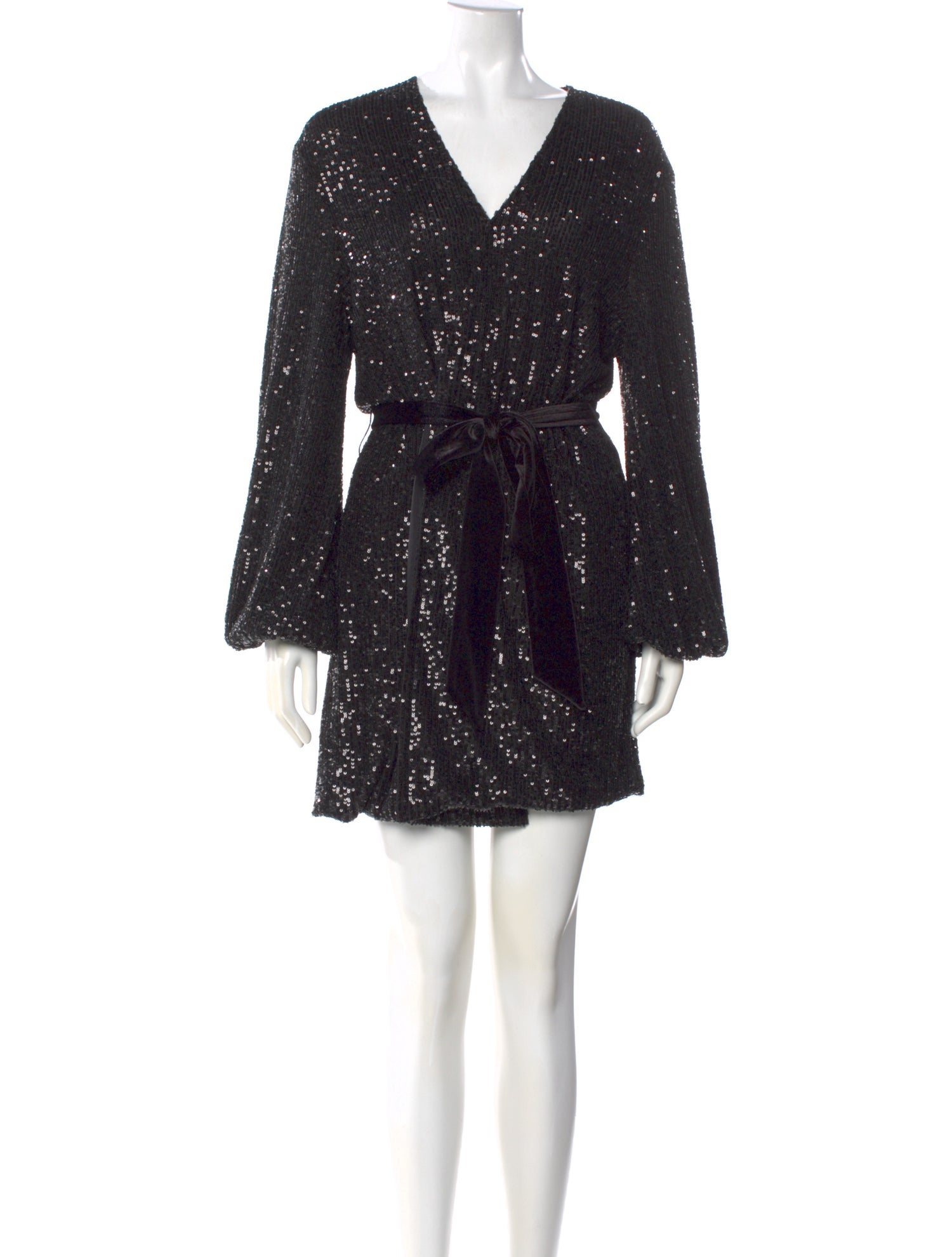 Jay Godfrey V-Neck Mini Dress