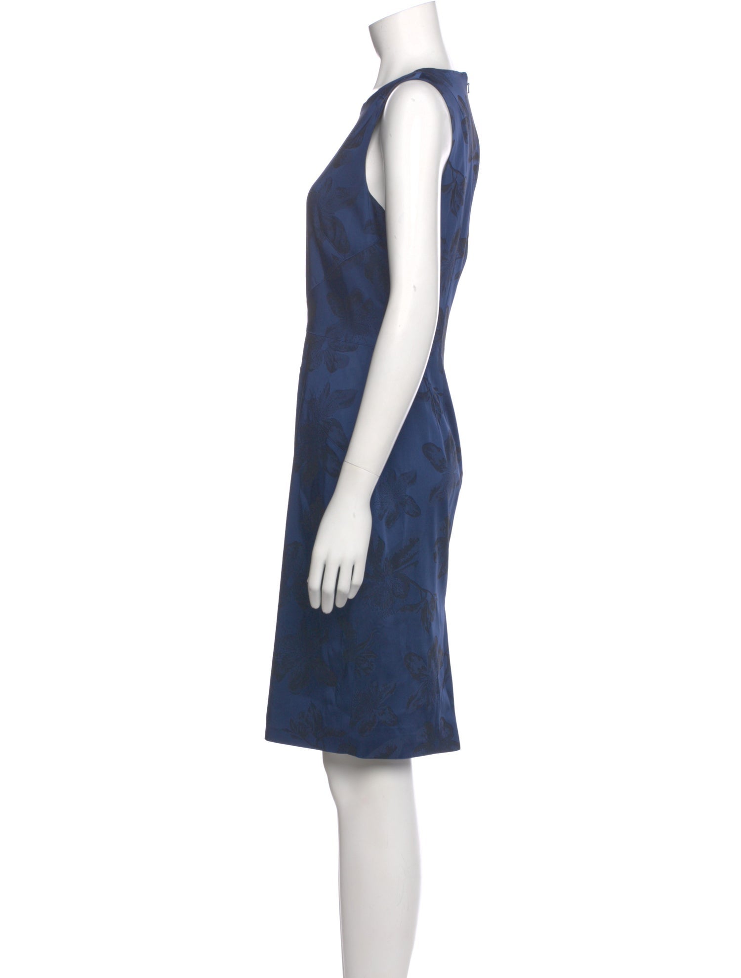 Jay Godfrey Printed Midi Length Dress