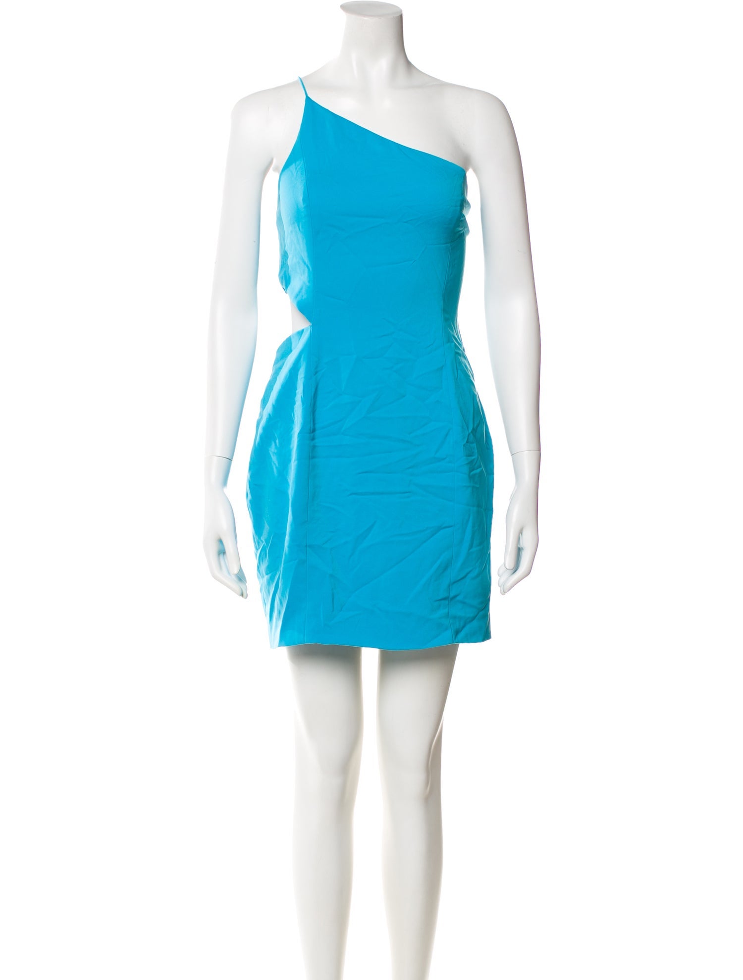 Jay Godfrey One-Shoulder Mini Dress