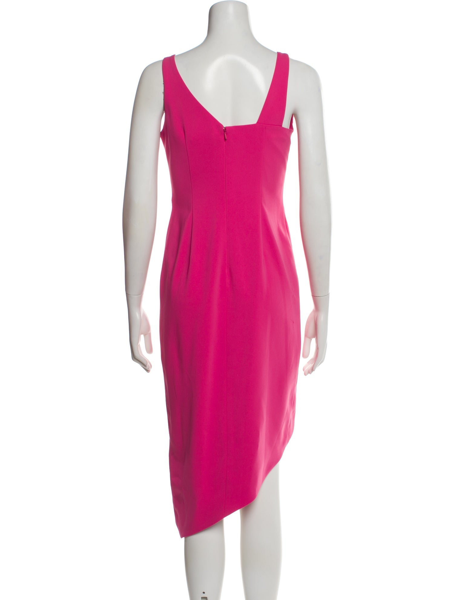 Jay Godfrey V-Neck Midi Length Dress