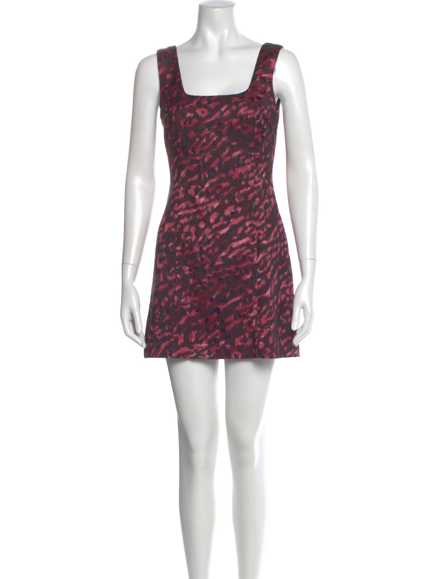 Jay Godfrey Animal Print Mini Dress