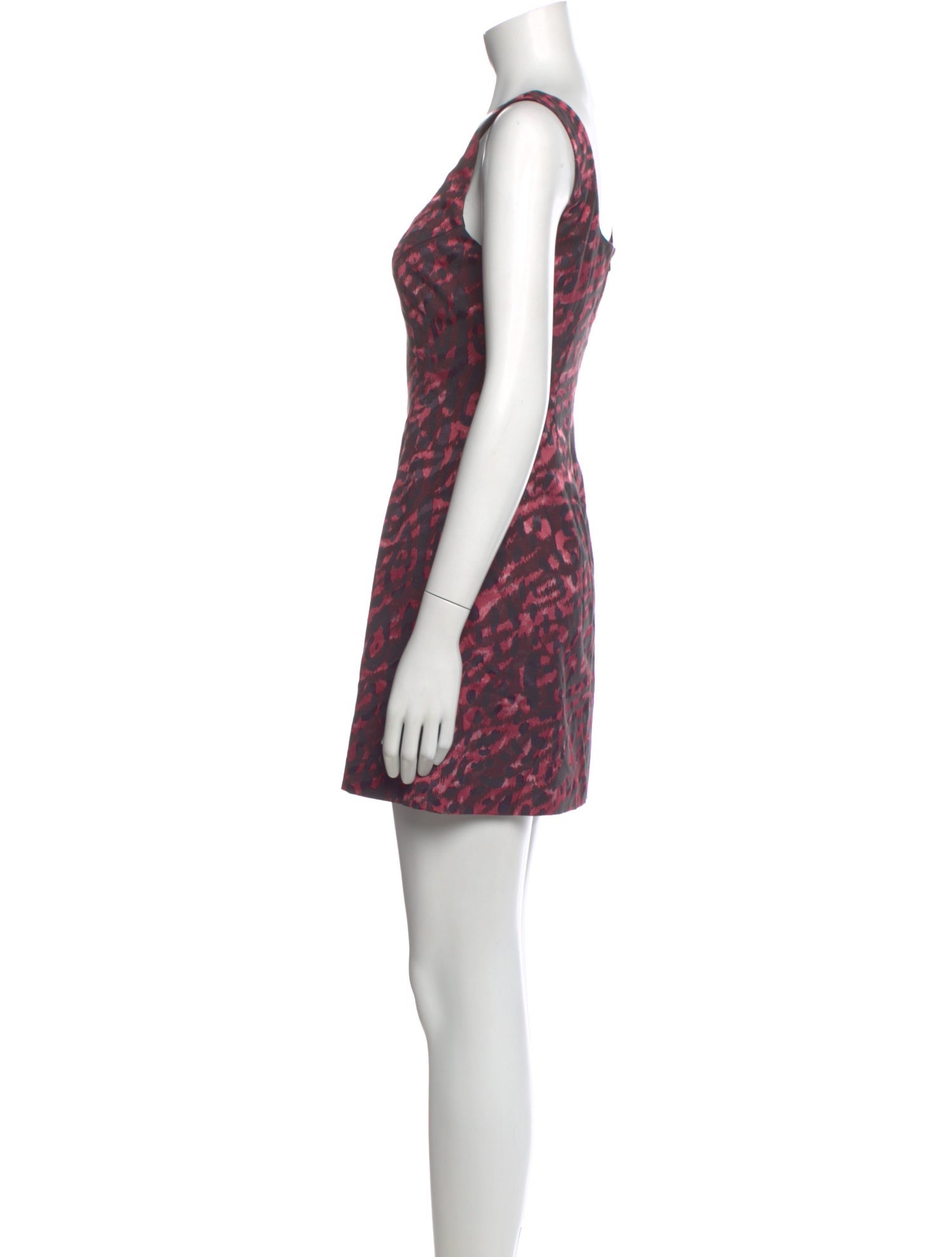 Jay Godfrey Animal Print Mini Dress