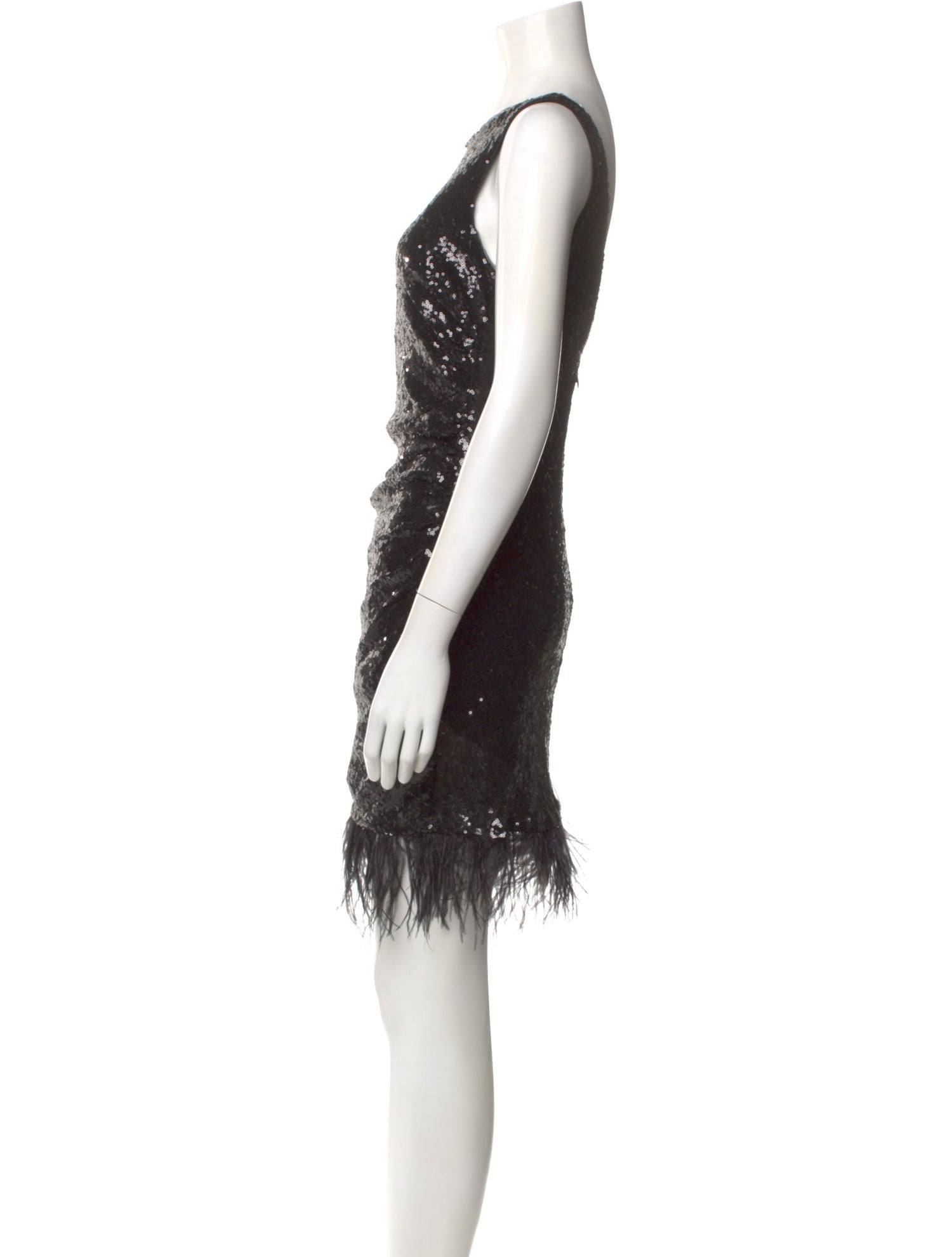 Jay Godfrey Bateau Neckline Mini Dress