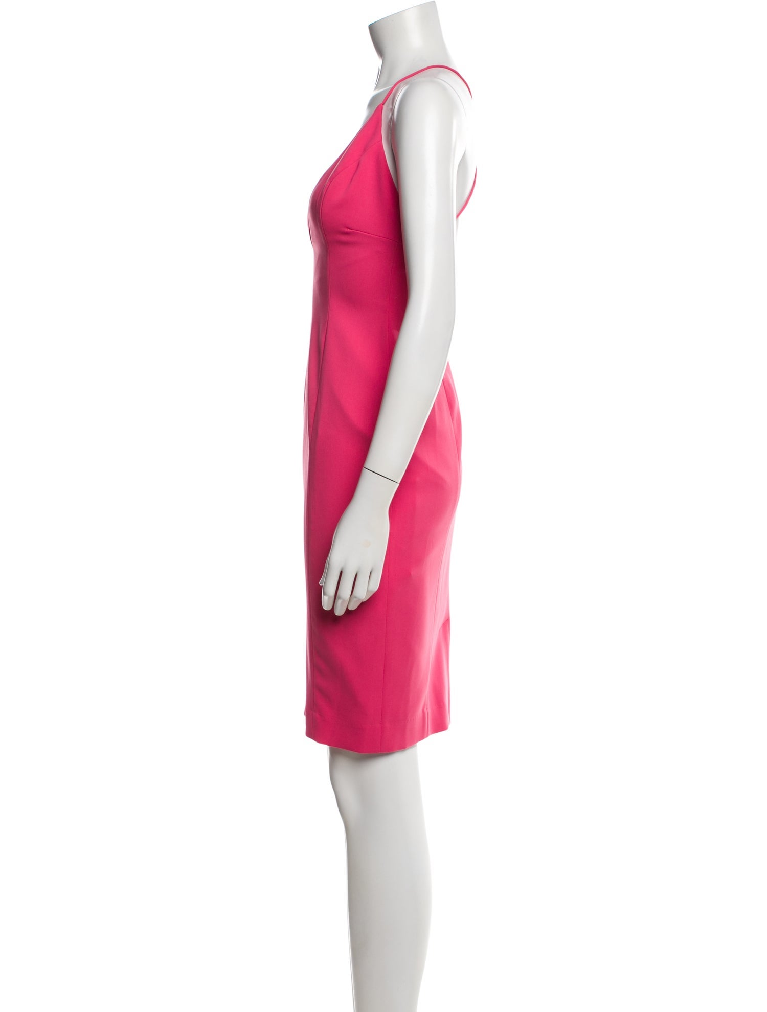 Jay Godfrey V-Neck Knee-Length Dress