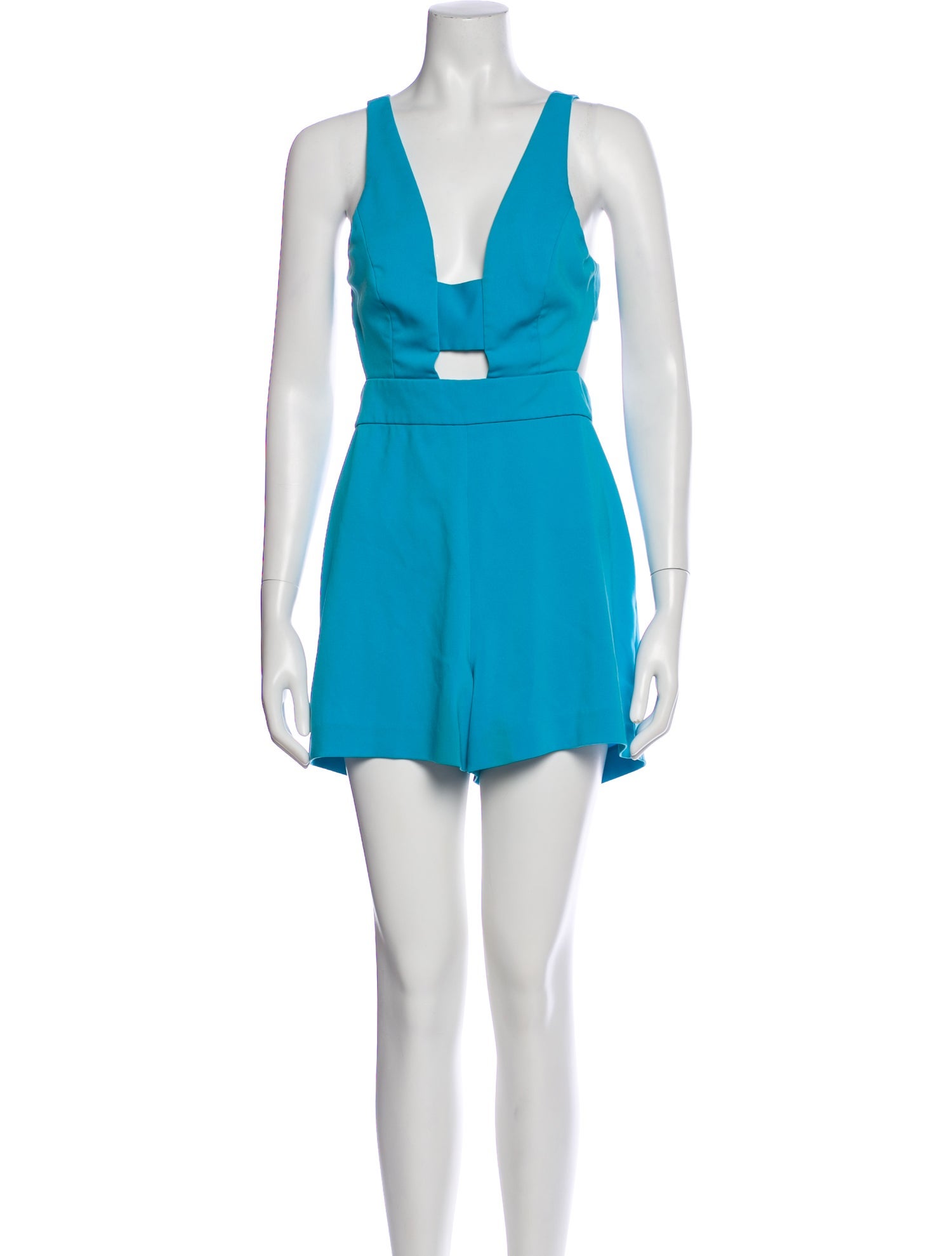 Jay Godfrey V-Neck Mini Dress