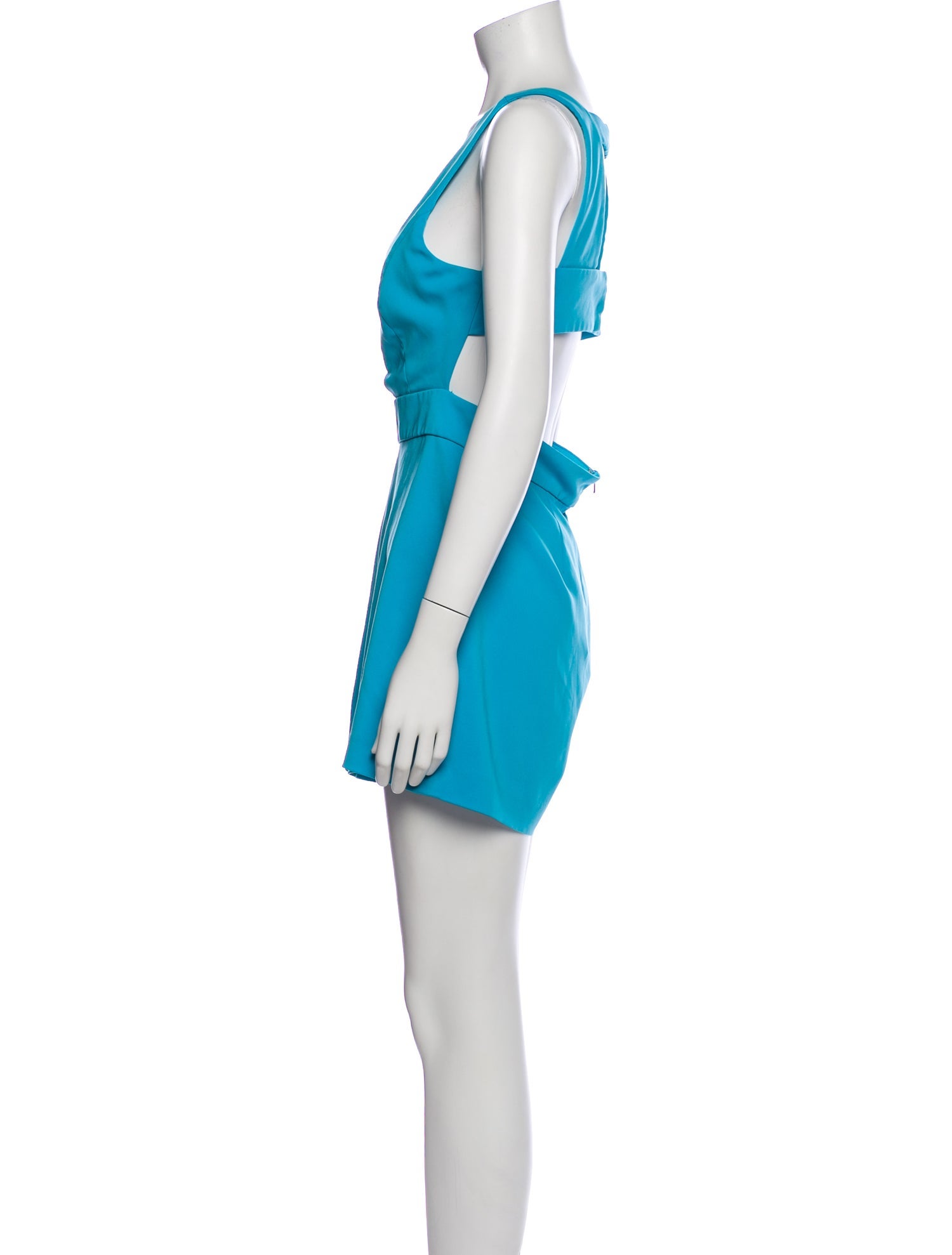 Jay Godfrey V-Neck Mini Dress