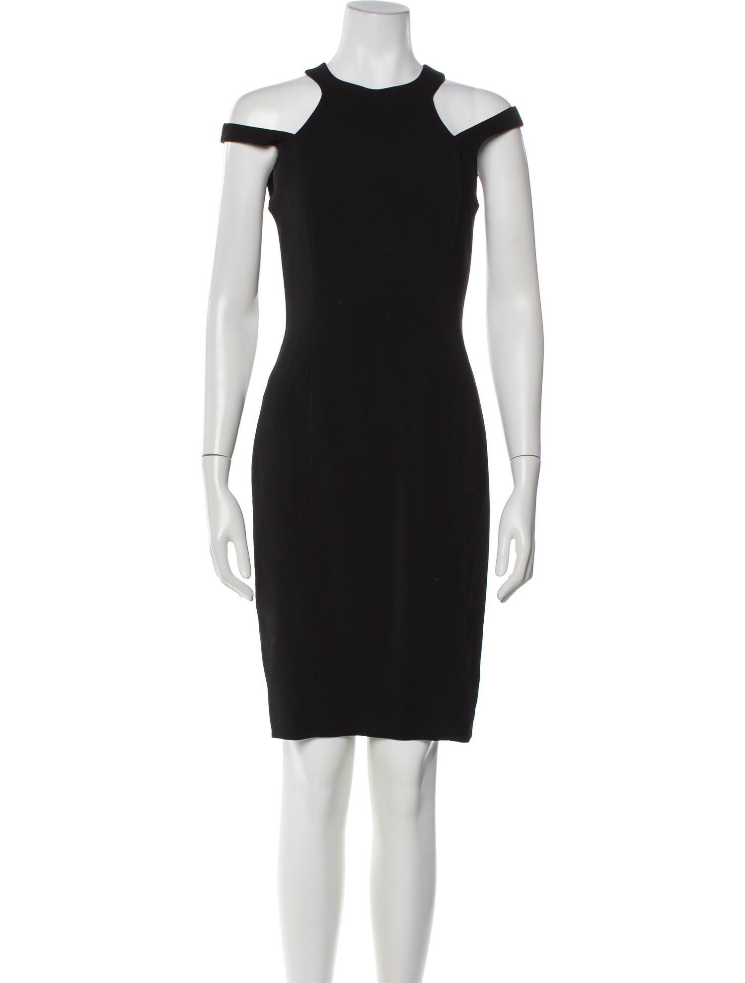 Jay Godfrey Crew Neck Knee-Length Dress