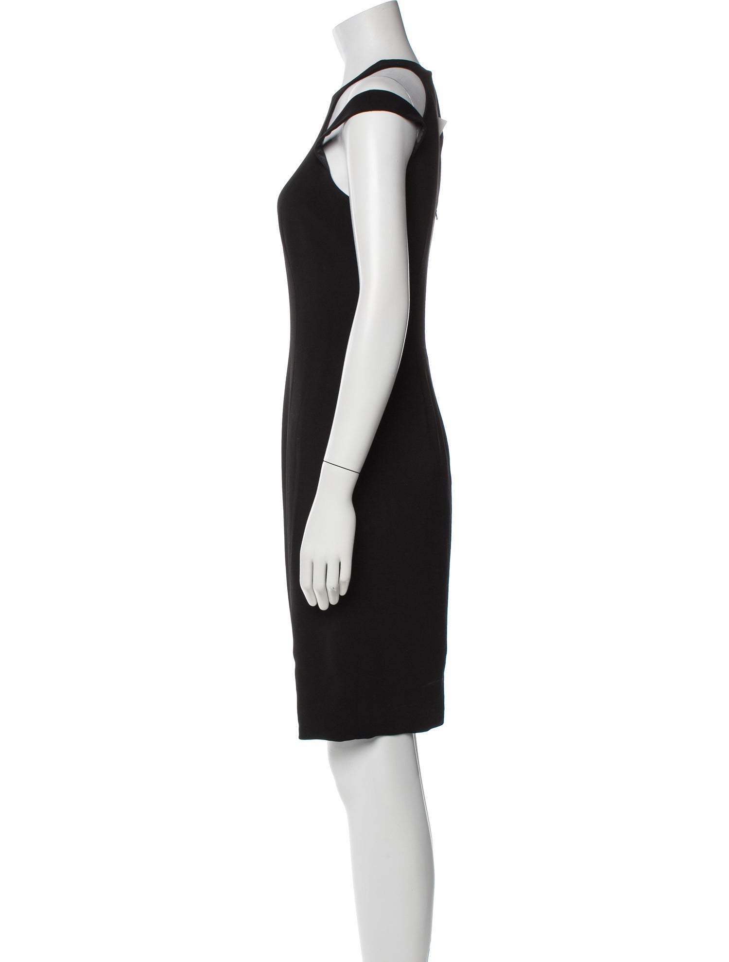 Jay Godfrey Crew Neck Knee-Length Dress