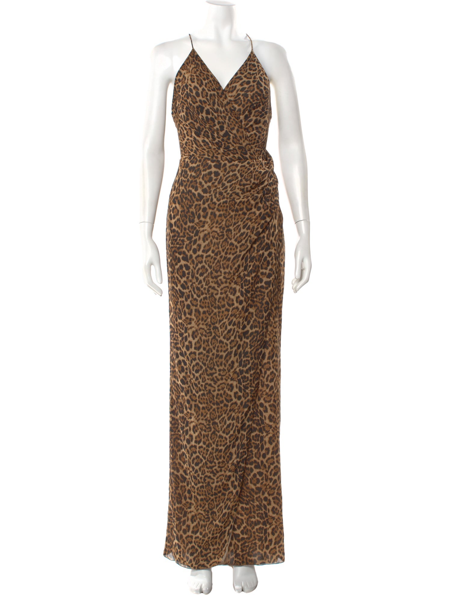 Jay Godfrey Animal Print Long Dress w/ Tags